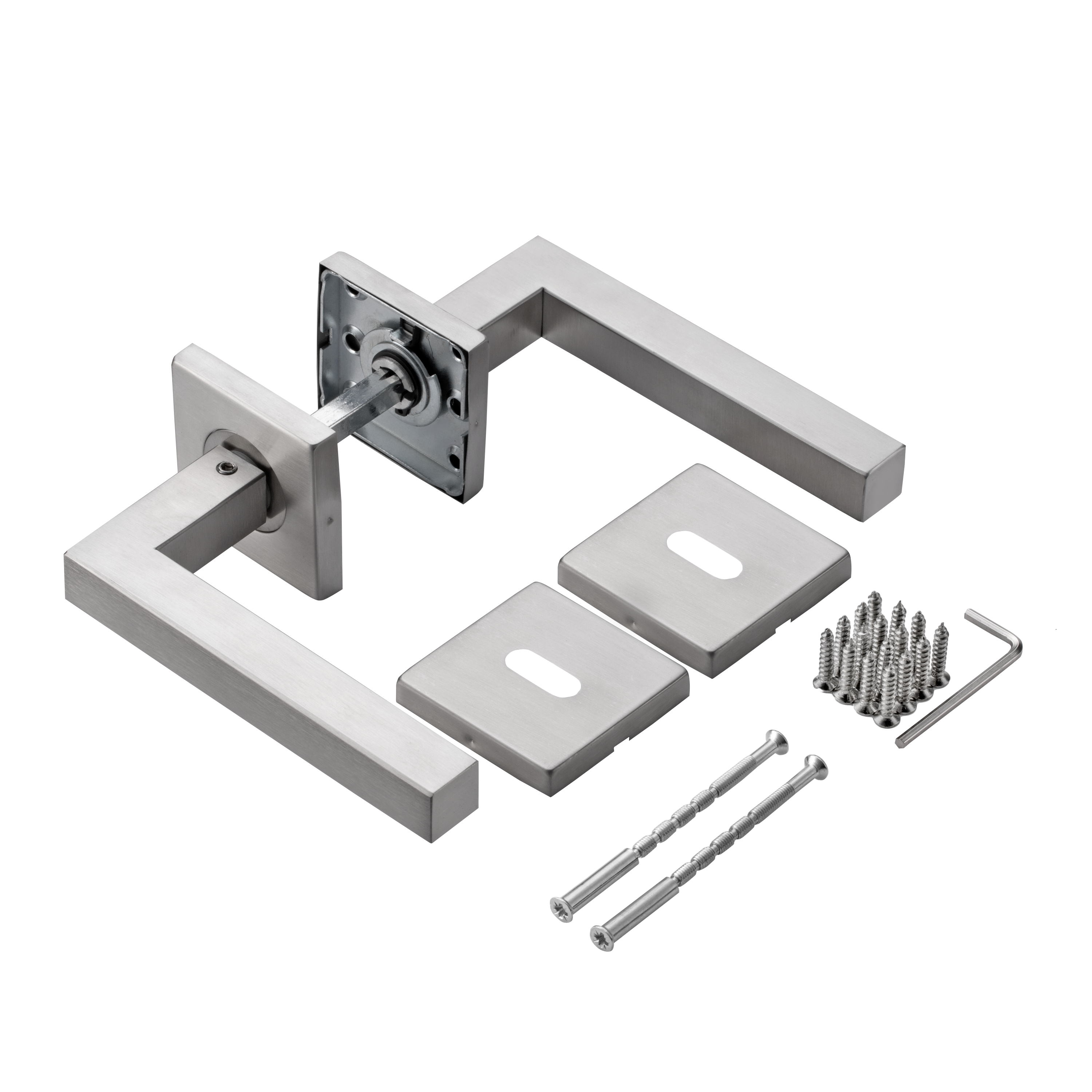 Puxador de porta roseta INSPIRE CUBE INOX - 4