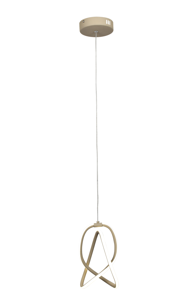 Sospensione LED Oblò verde kaki 13 W IP20 ø17 cm luce bianco naturale