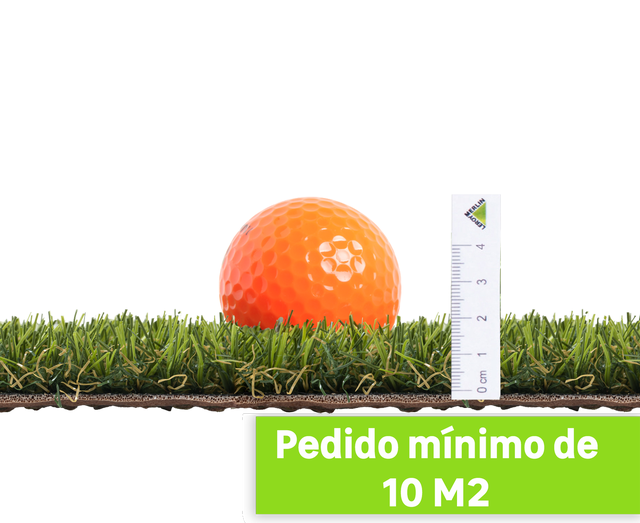 Césped artificial al corte NATERIAL Solta 2m de ancho  20 mm de altura de fibras y 16800 puntadas m2    