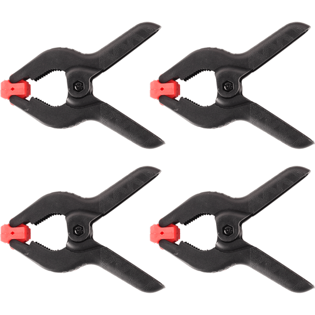 Set di morsetti a molla 50 mm, 4 pezzi