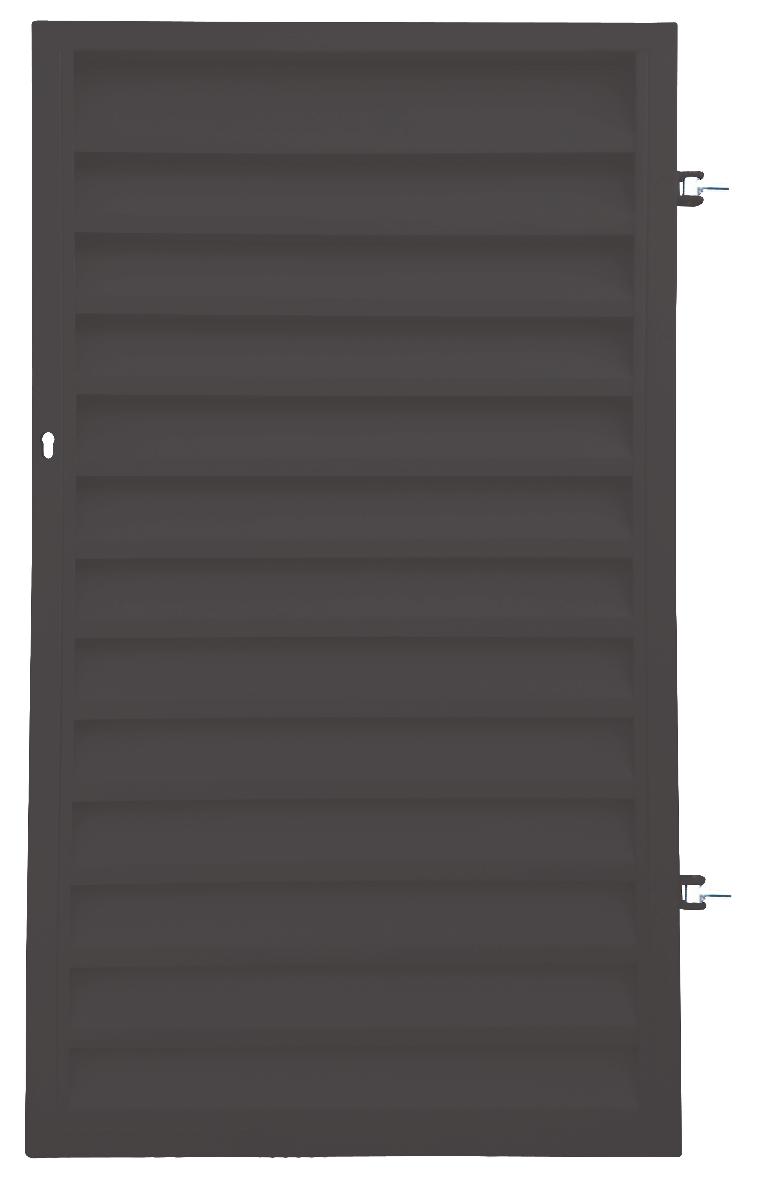 Furtka Kreta 90x180 cm prawa elektrozaczep antracyt Polbram