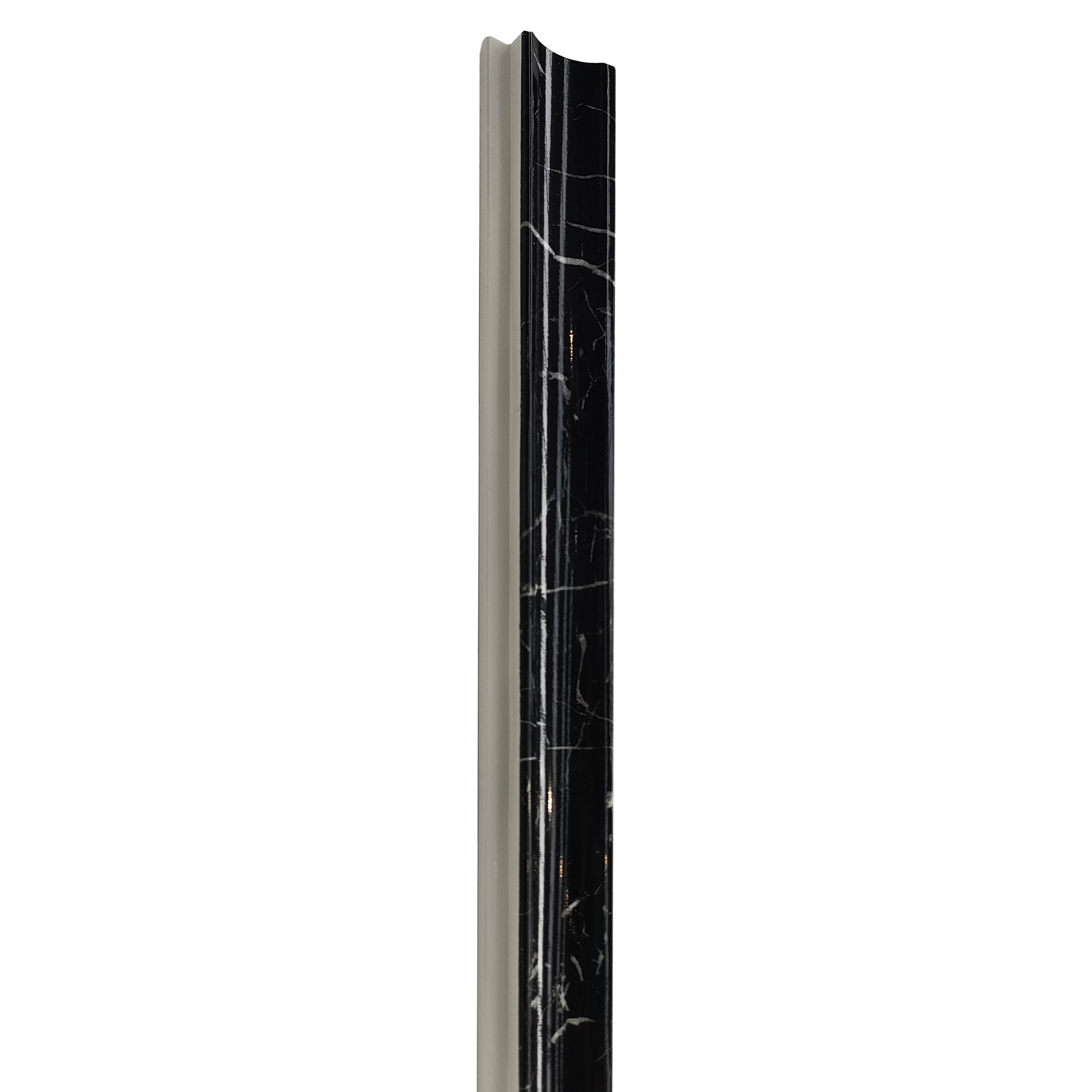Listwa startowa 265x3.8 cm paneli ściennych 3D  Limeo BL Marble Black