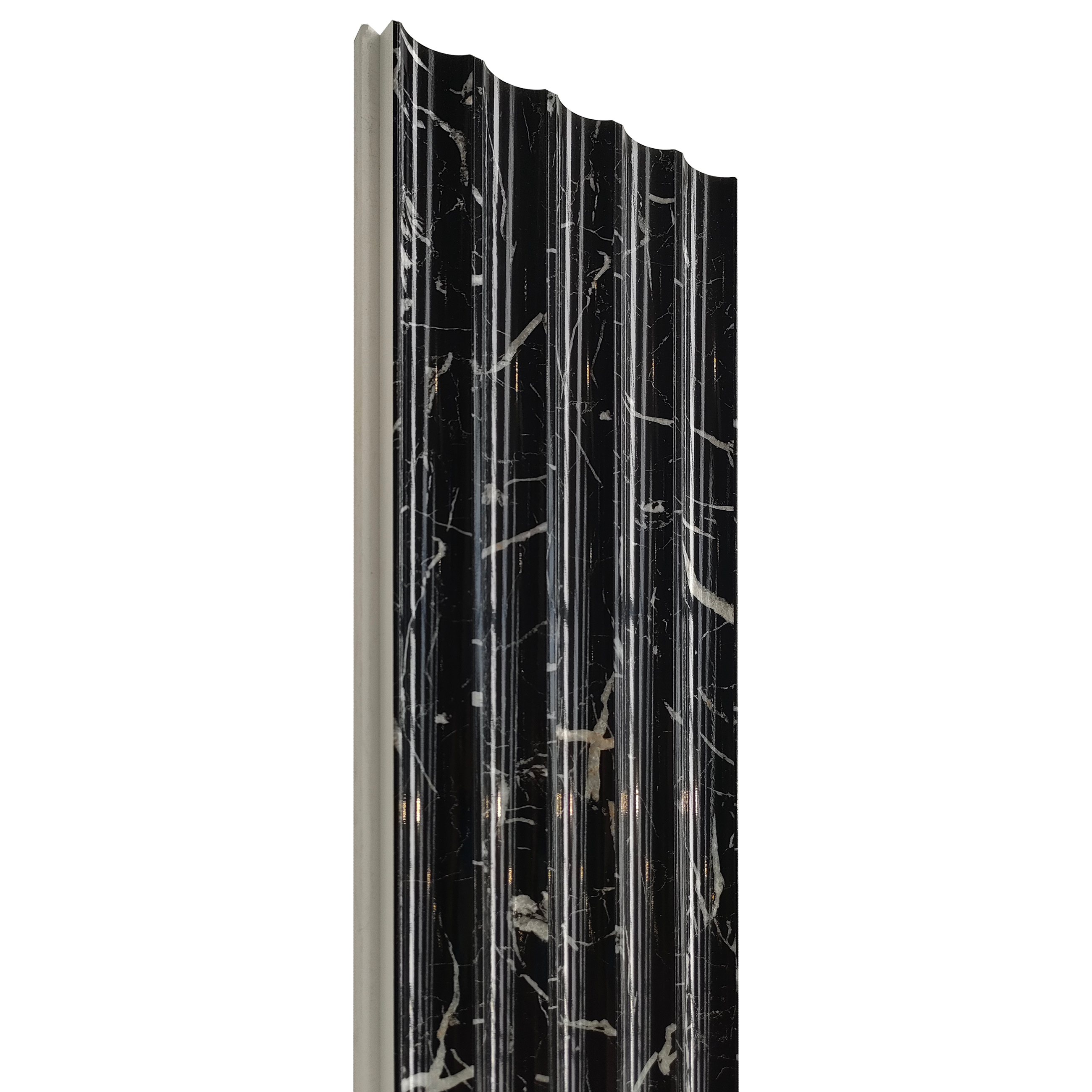 Panele ścienne 3D 265x14.7 cm Limeo BL Marble Black