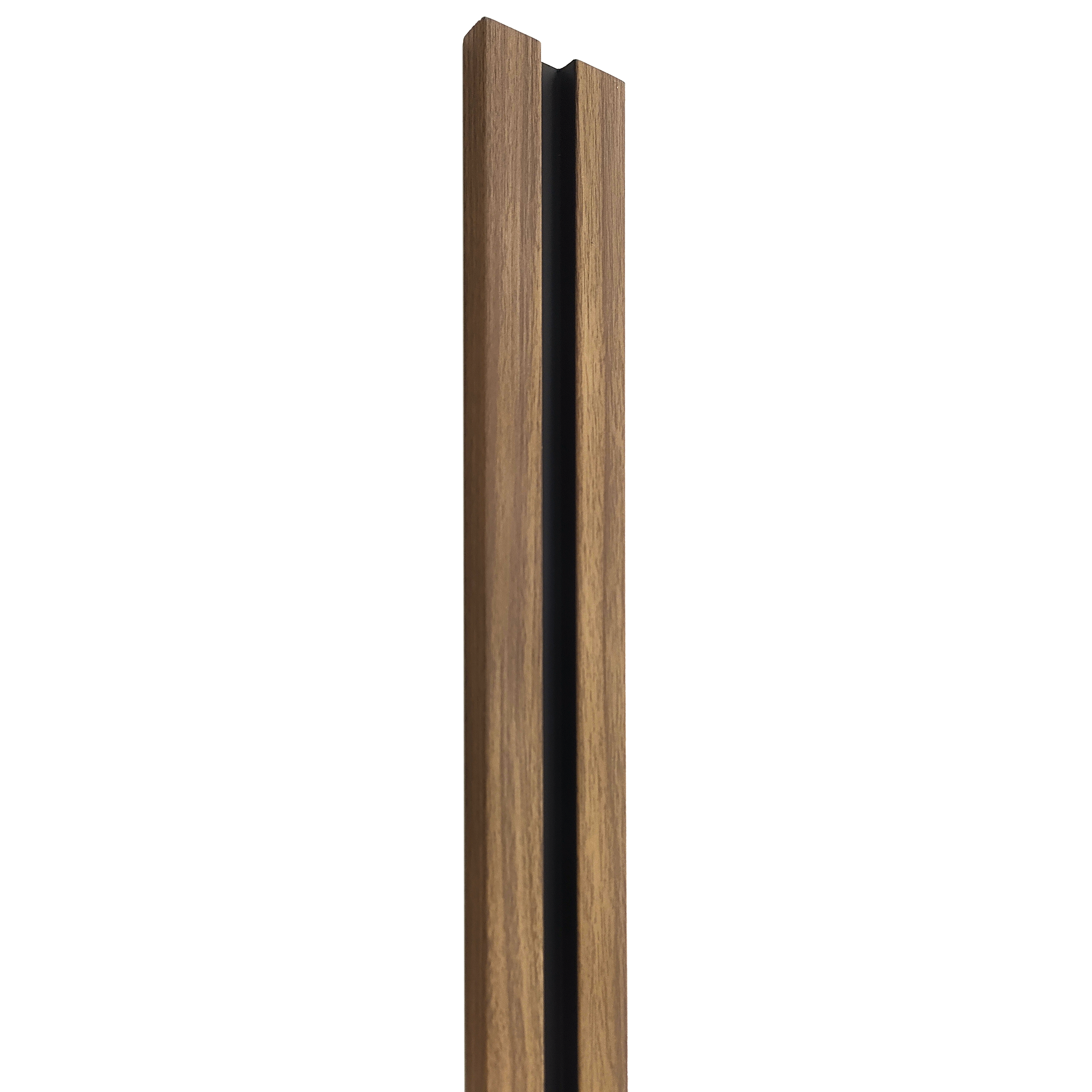 Panele ścienne 3D Lamel na czarnym filcu 265x2.6 cm Dąb 12 lameli