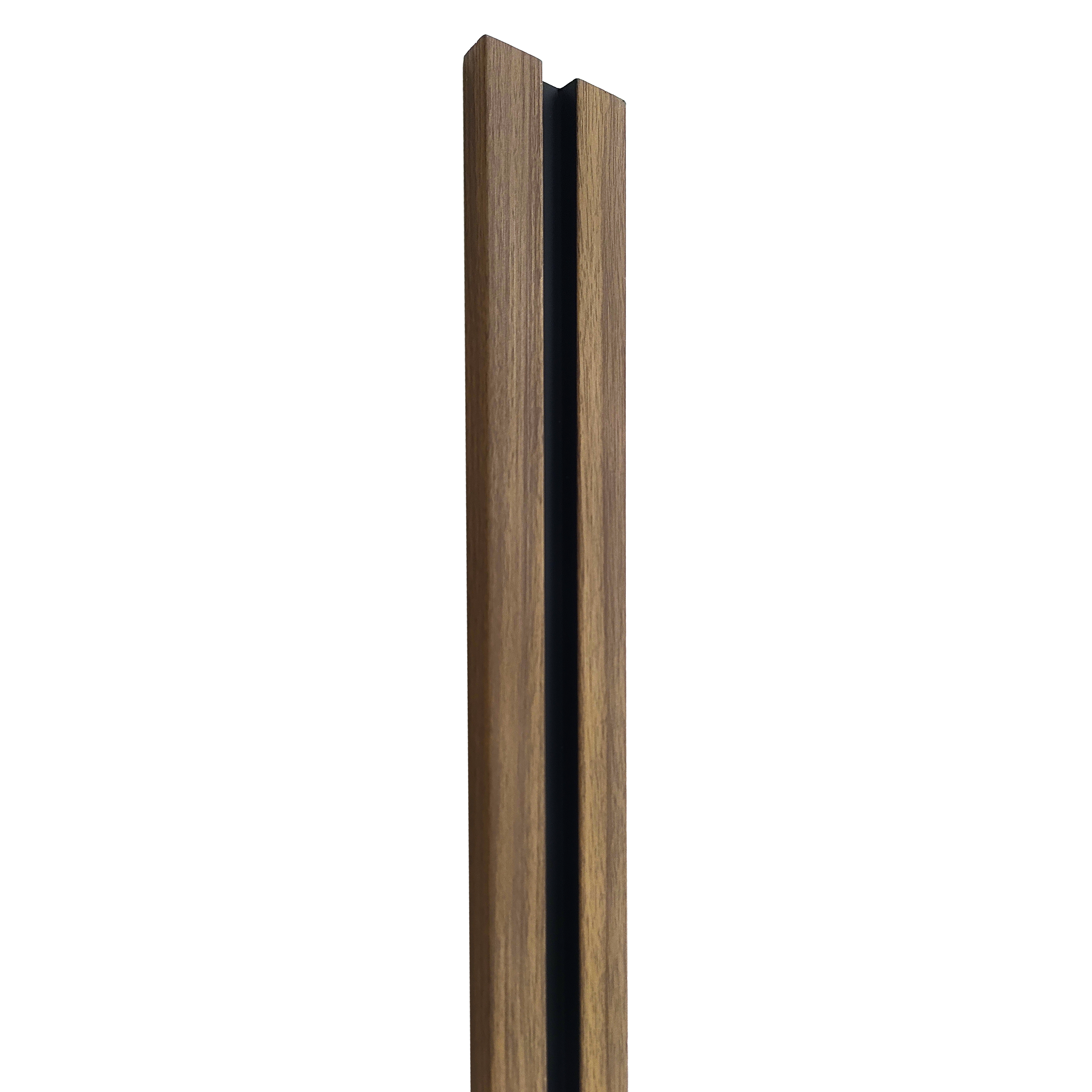 Listwa końcowa 265x4.9 cm do paneli ściennych 3D Lameli Lineo 2 Marron