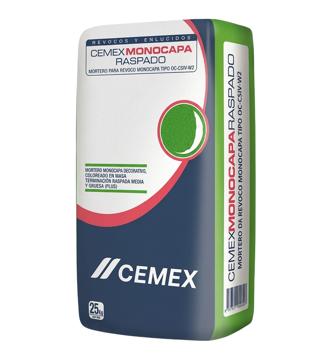 MORT MONOCAPA RASPADO BCO 25KG