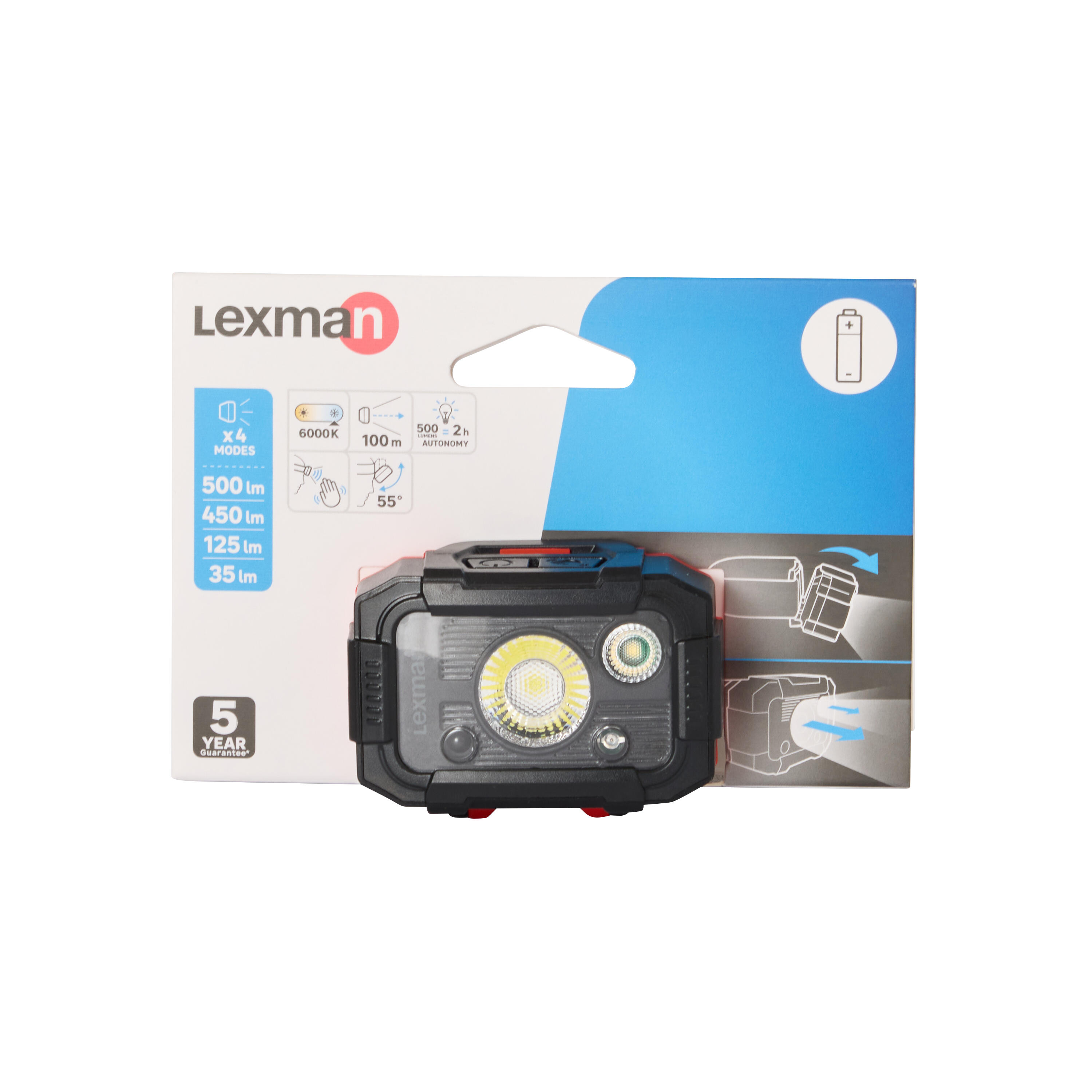 Linterna LEXMAN de 500 lúmenes - 9