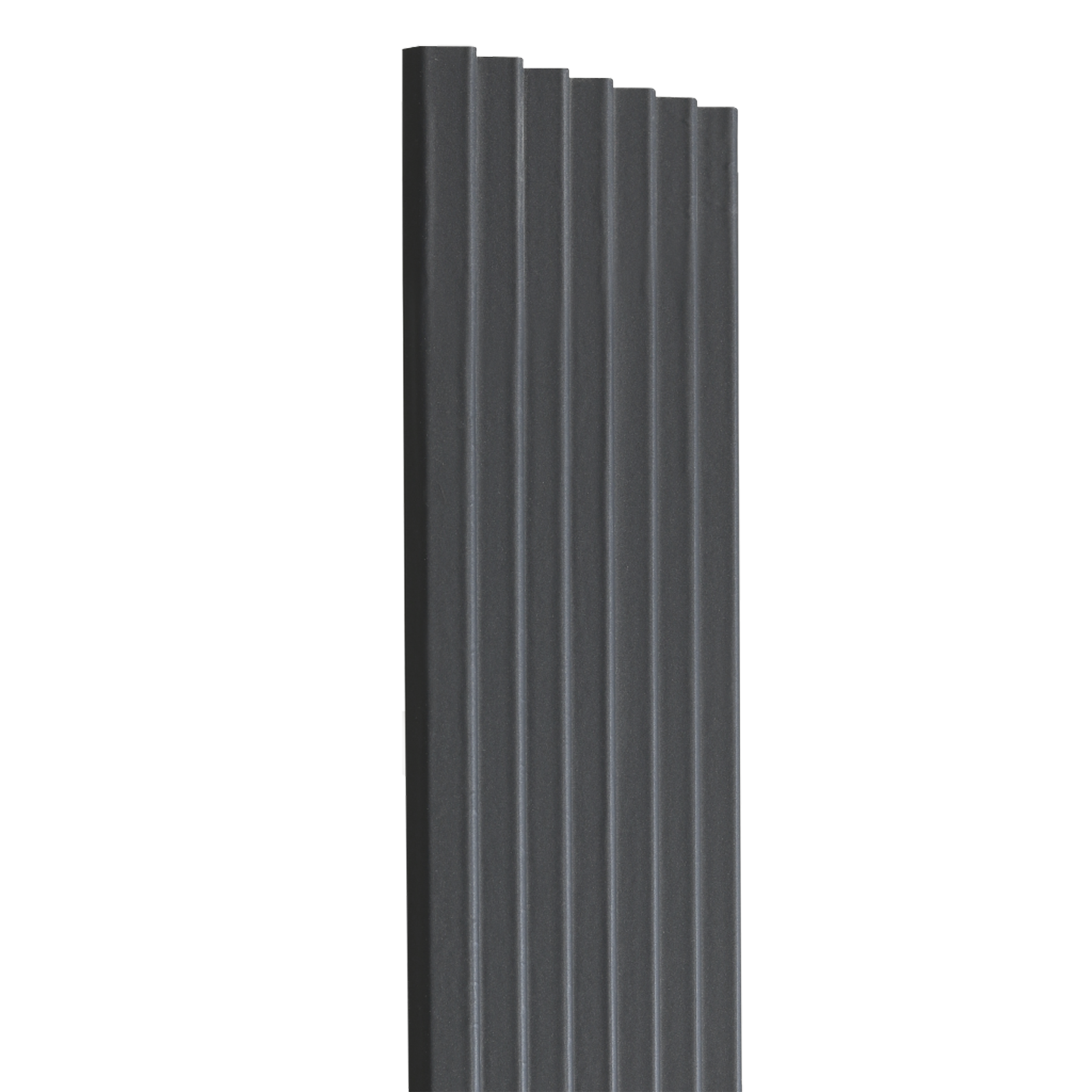 Panele ścienne 3D Lamel 265x13 cm Zig Zag Graphite