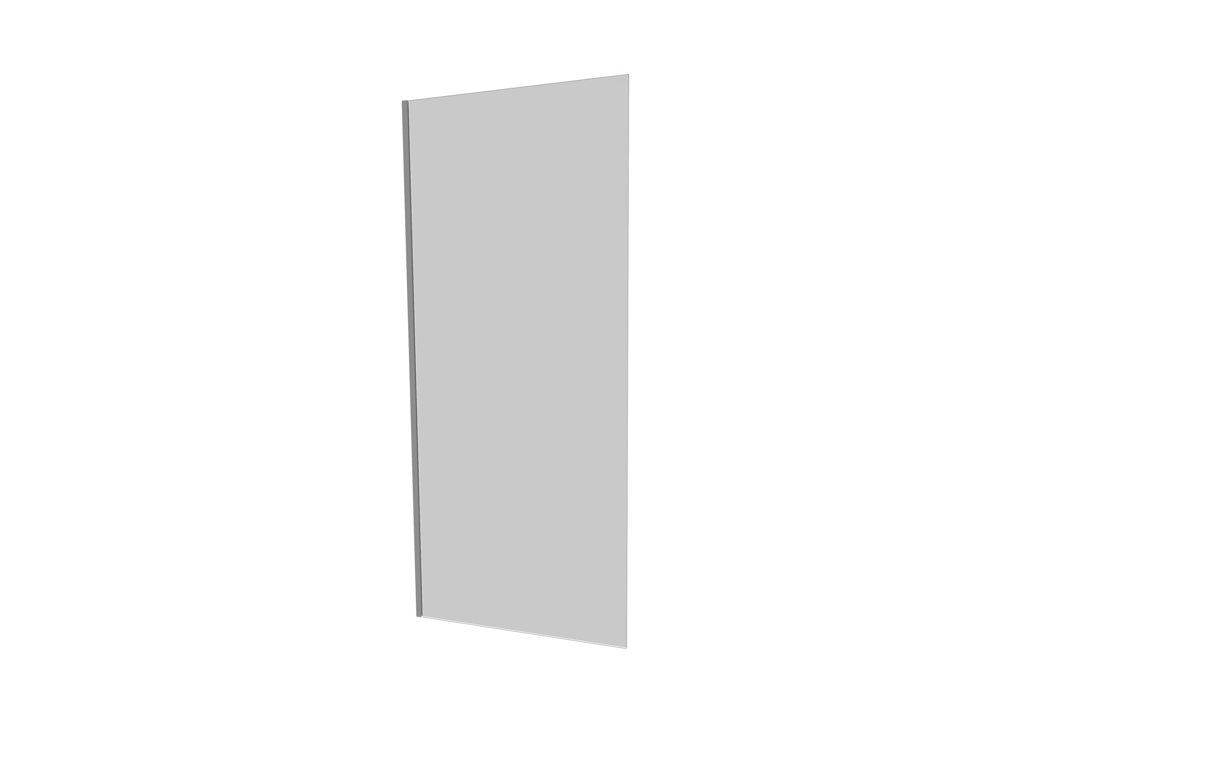Painel de duche lateral 90x200 cm cromado transparente Italbox Leci B - 2