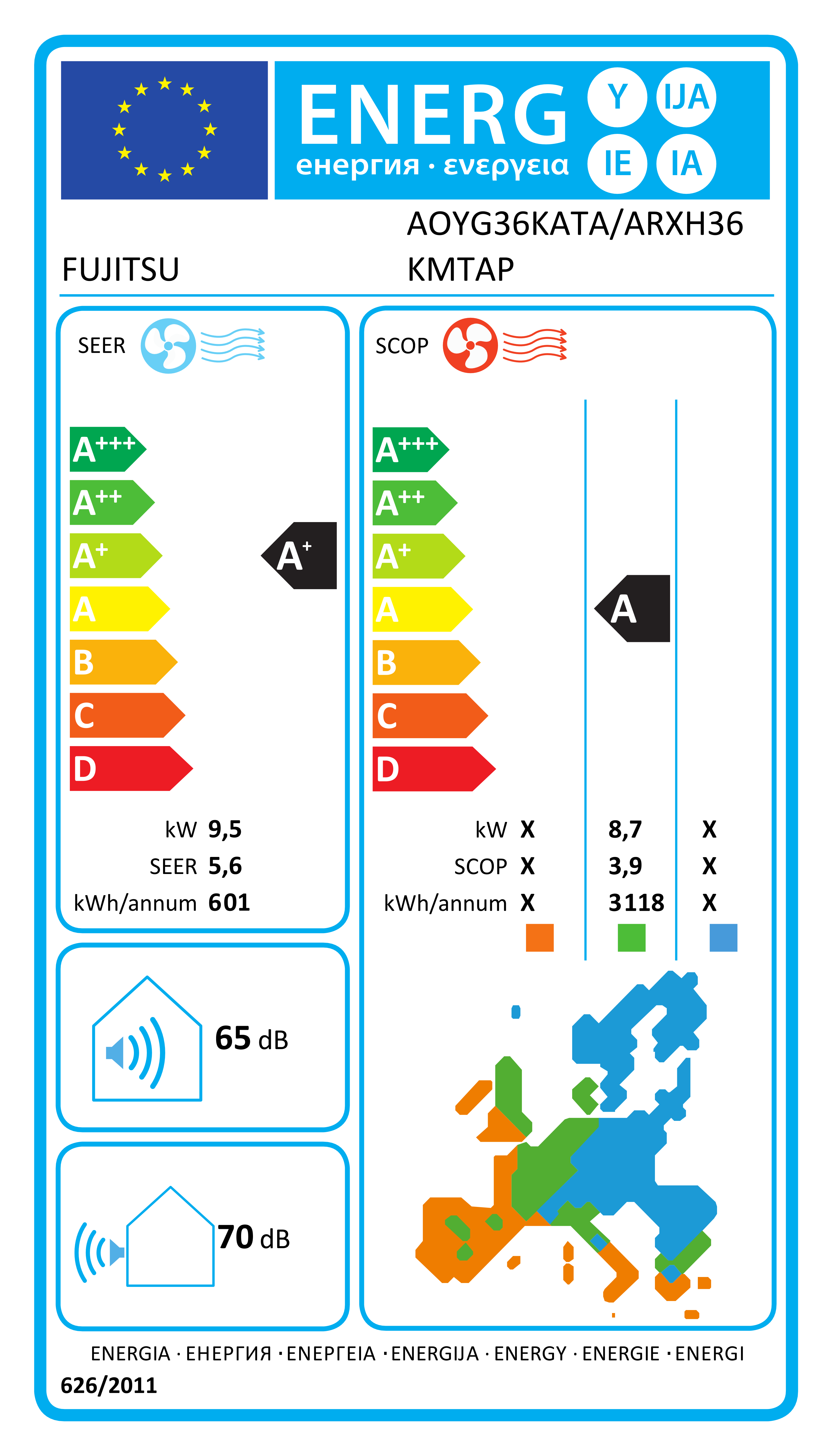 AIRE ACONDICIONADO POR CONDUCTOS 8170 FRIGORIAS FUJITSU ACY100UIA - 7