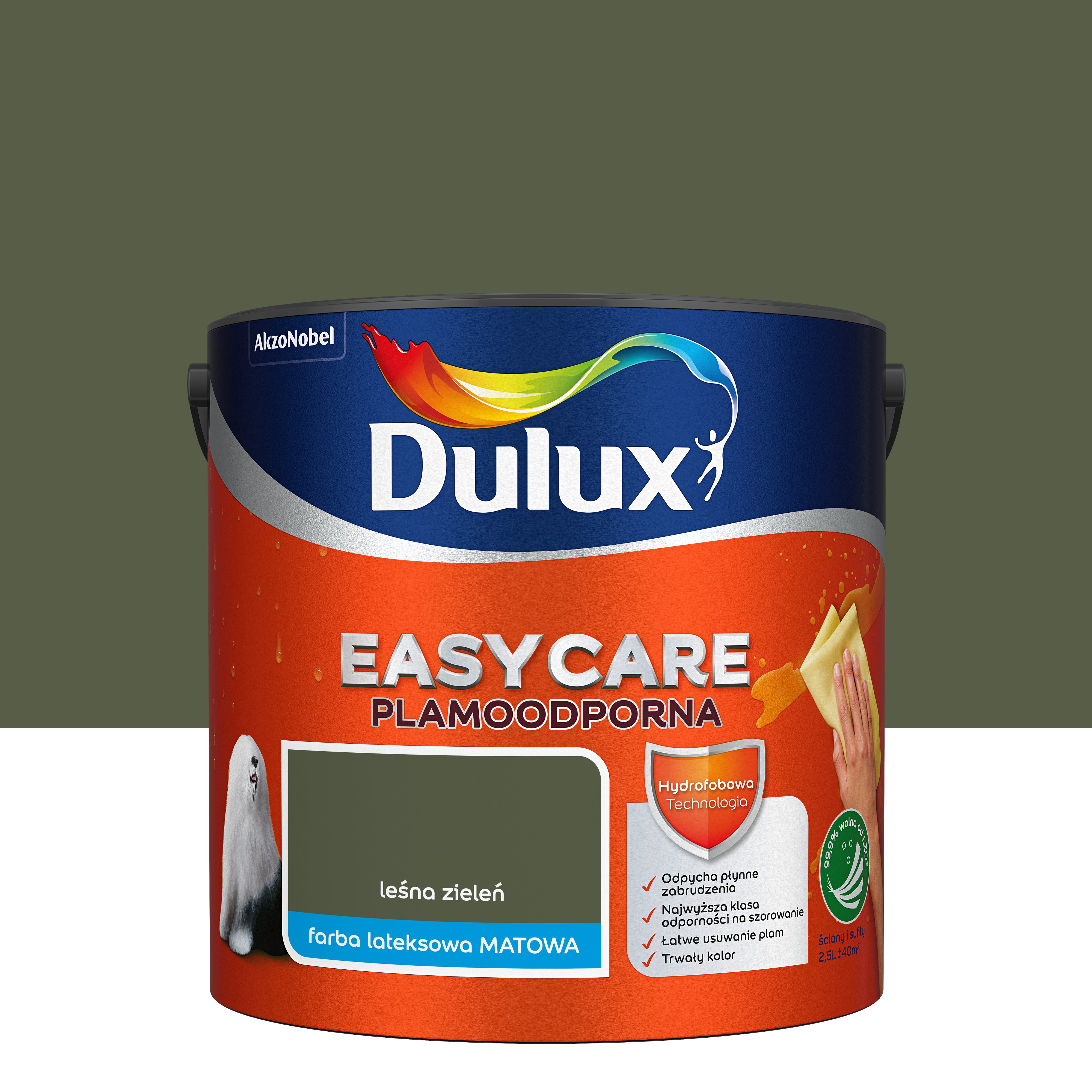 Farba Dulux Easycare Leśna zieleń 2.5 l