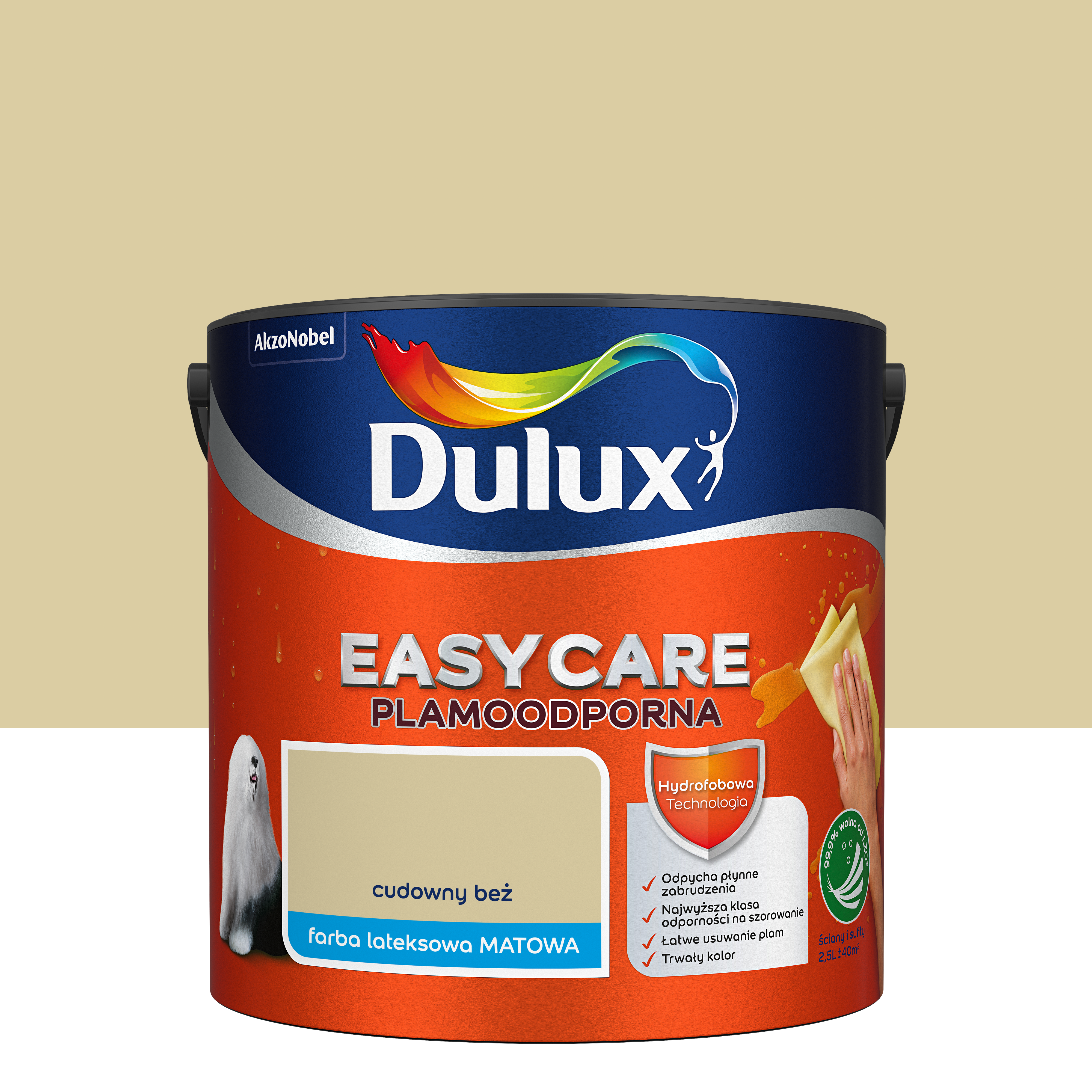 Farba Dulux Easycare Cudowny beż 2.5 l