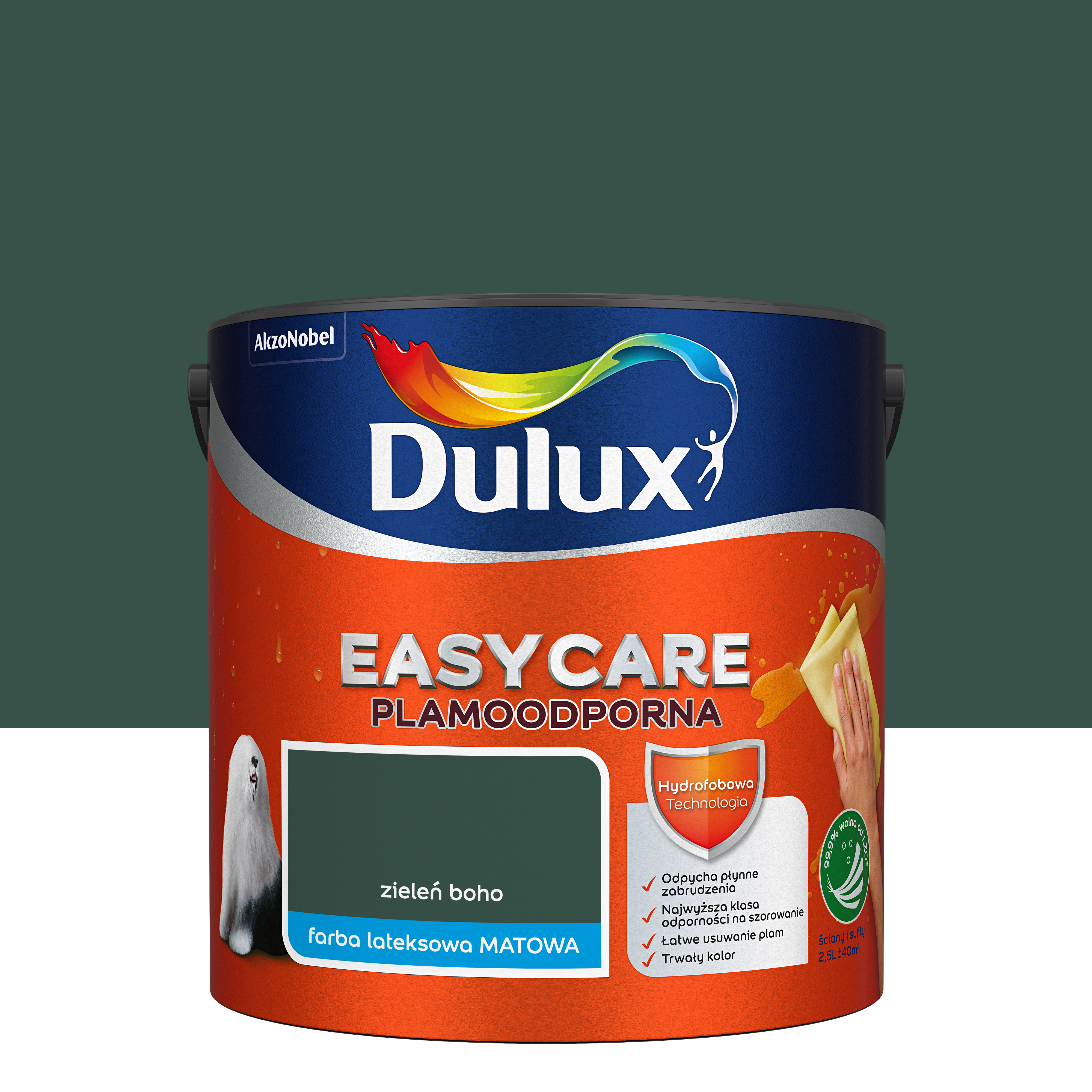 Farba wewnętrzna EASYCARE 2.5 l Zieleń Boho DULUX - 6