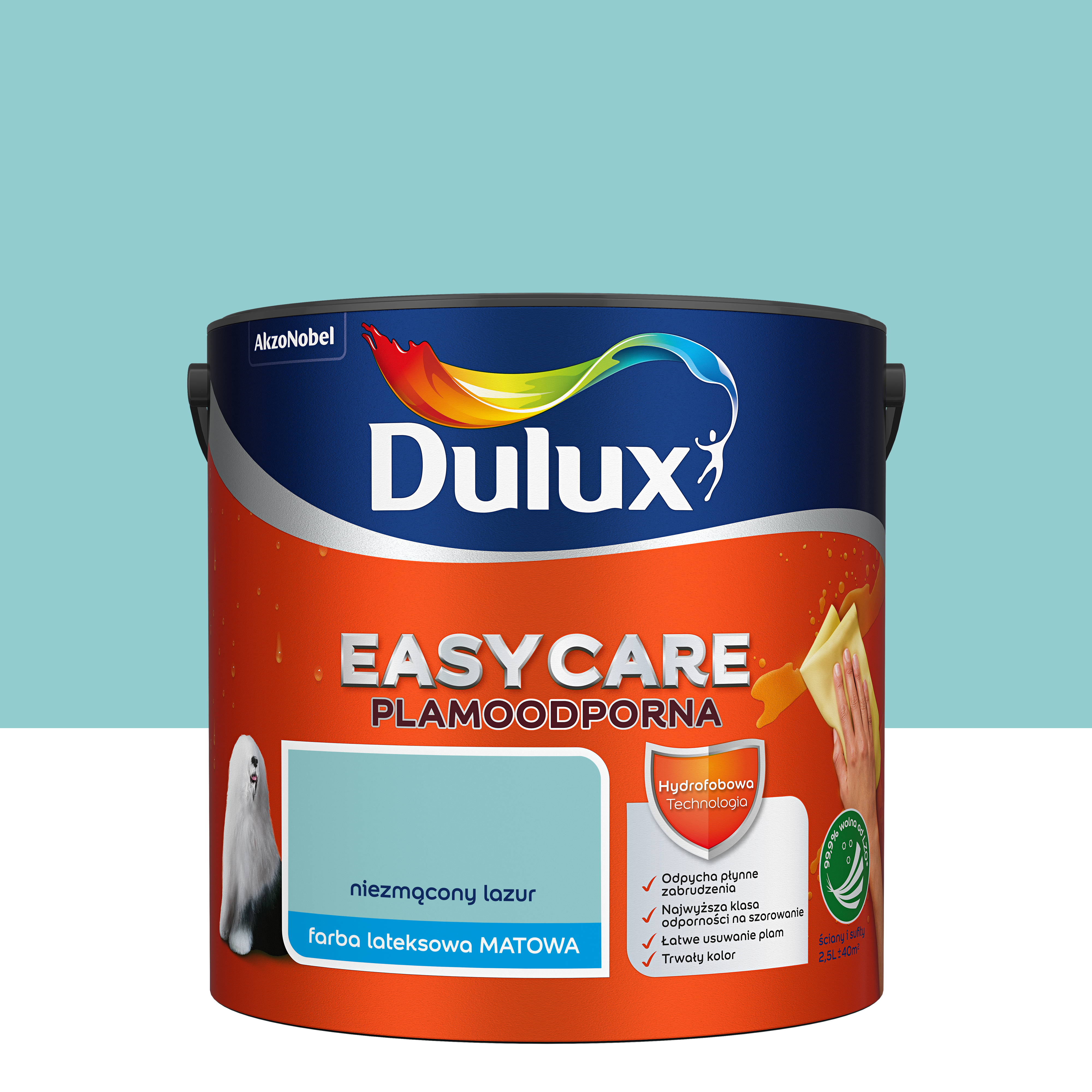 Farba Dulux Easycare Niezmącony lazur 2.5 l - 3