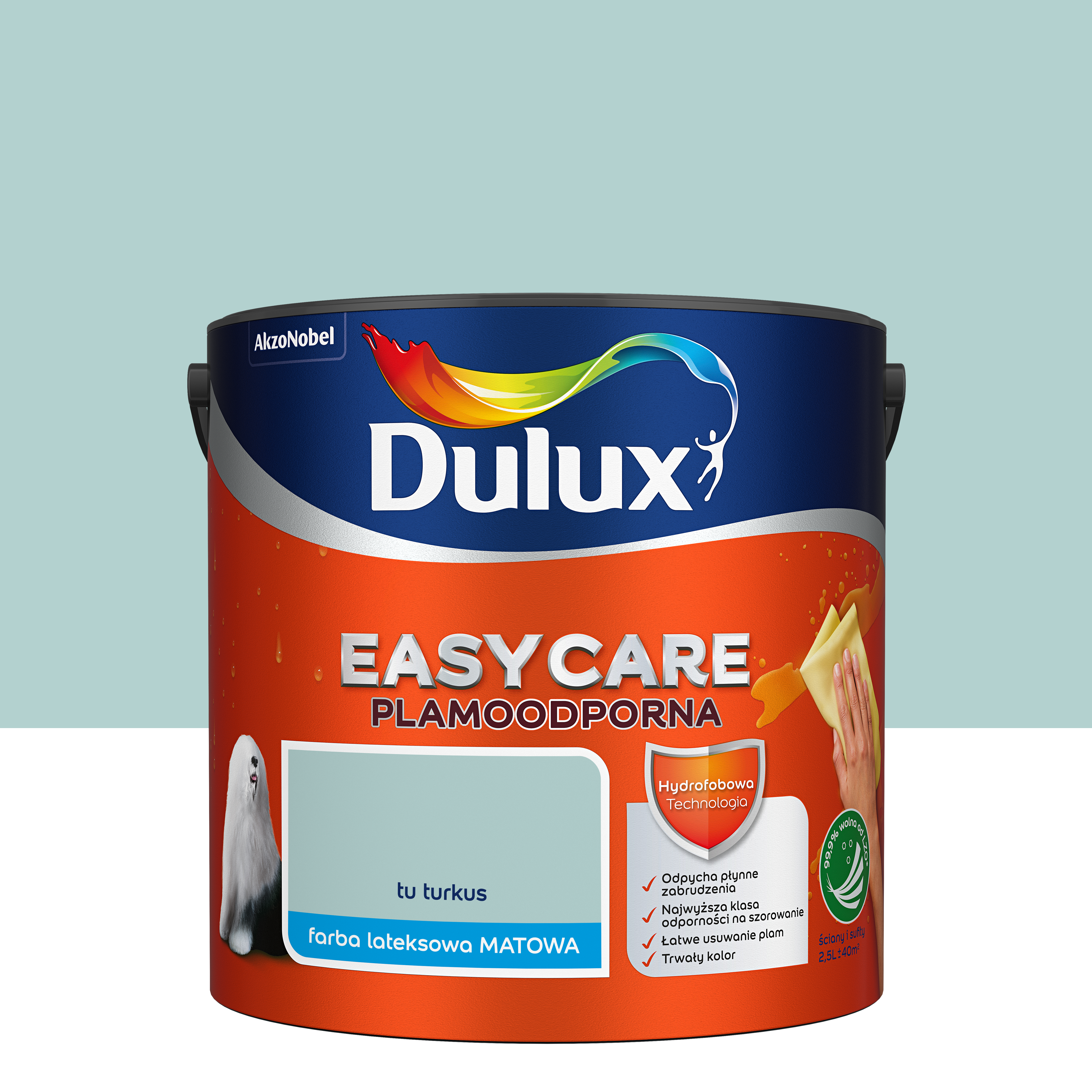 Farba Dulux Easycare Tu turkus 2.5 l