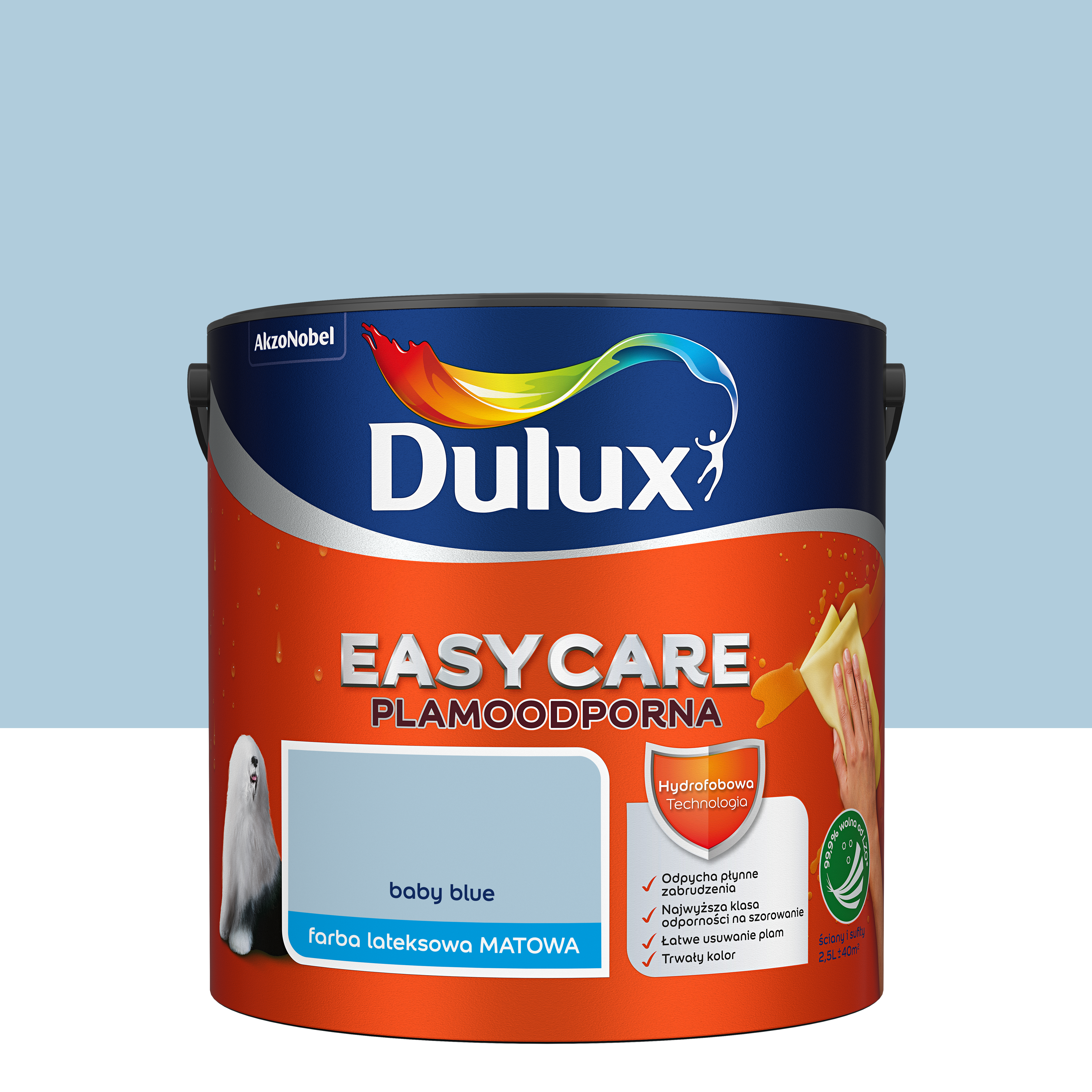 Farba Dulux Easycare Baby blue 2.5 l - 2
