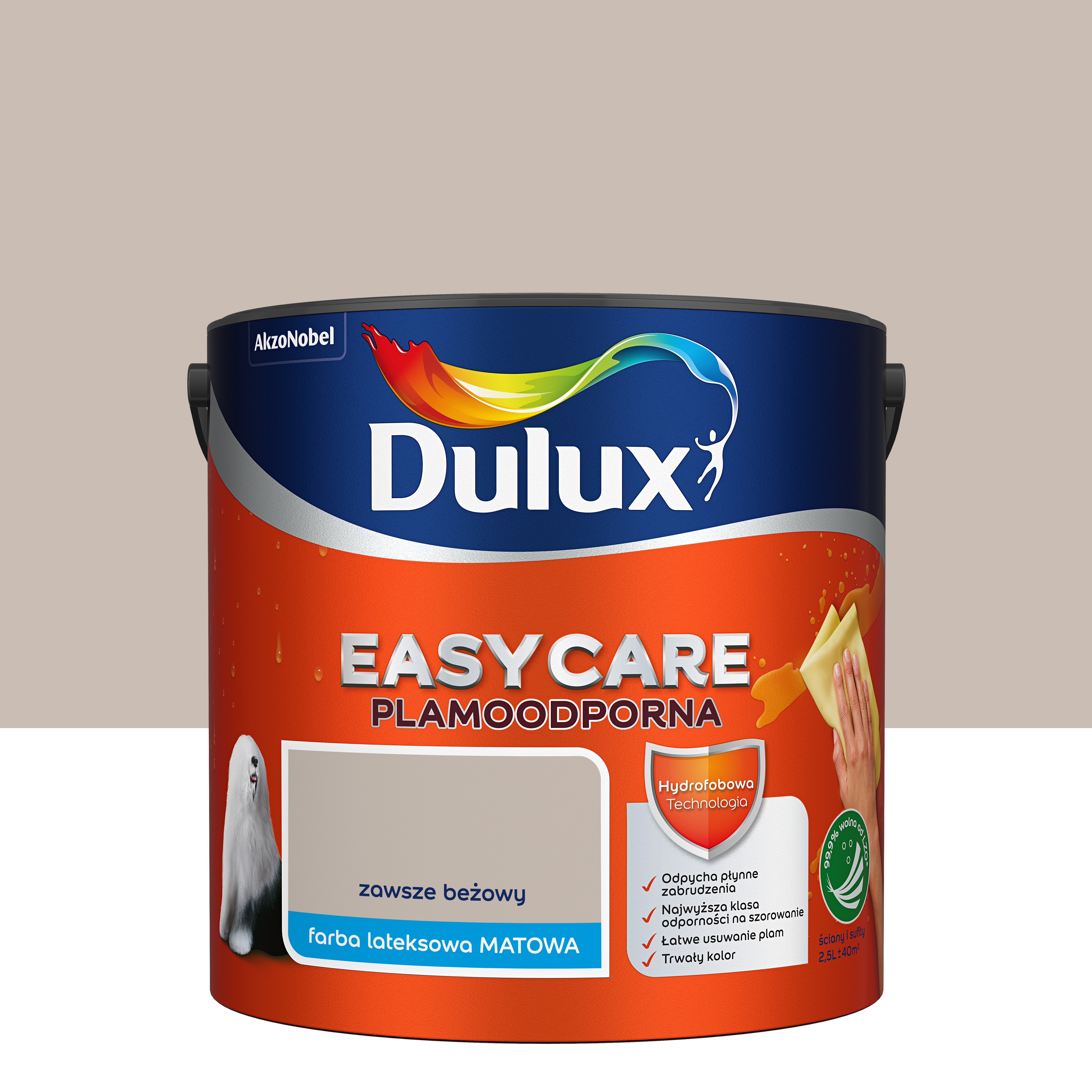 Farba Dulux Easycare Zawsze beżowy 2.5 l