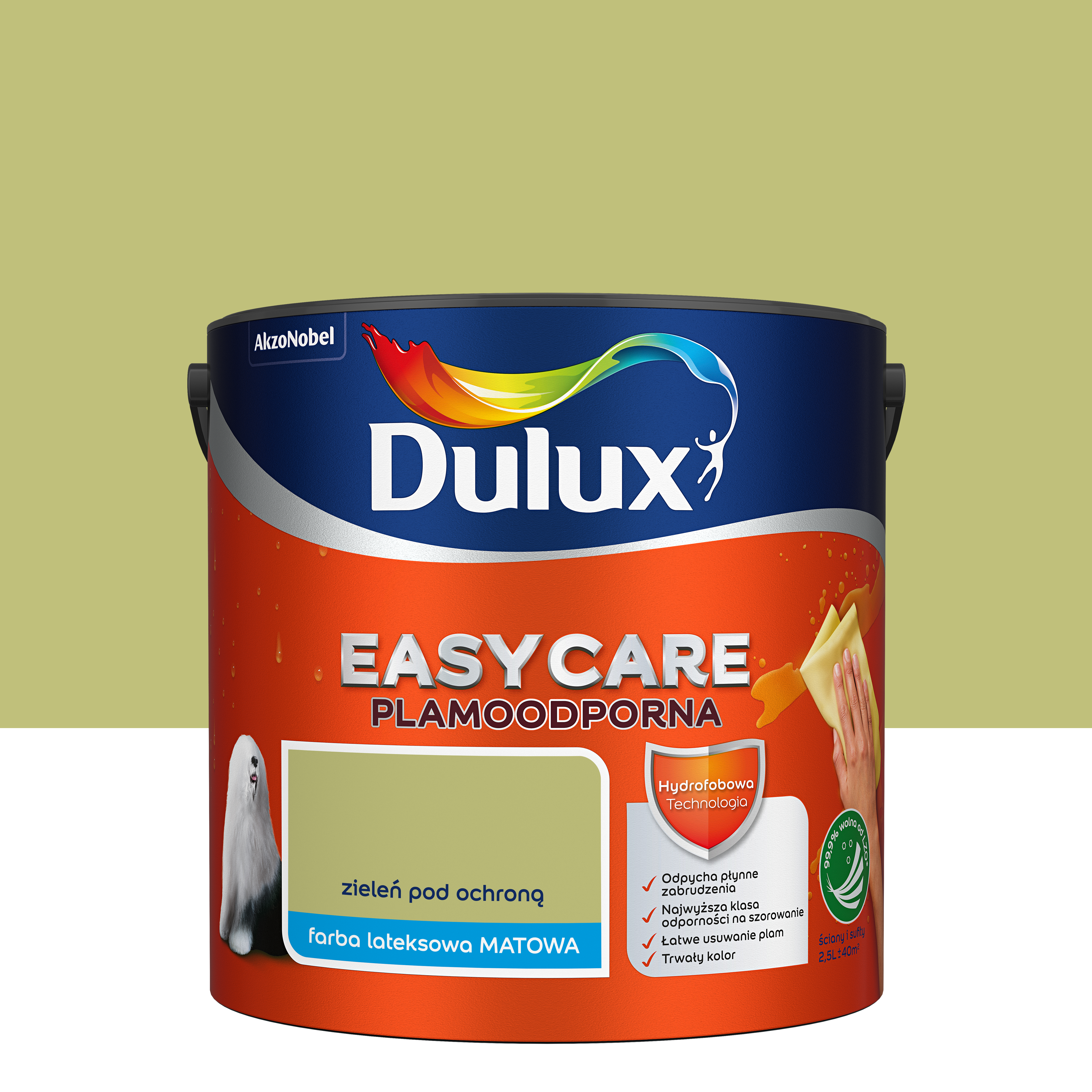 Farba Dulux Easycare Zieleń pod ochroną 2.5 l