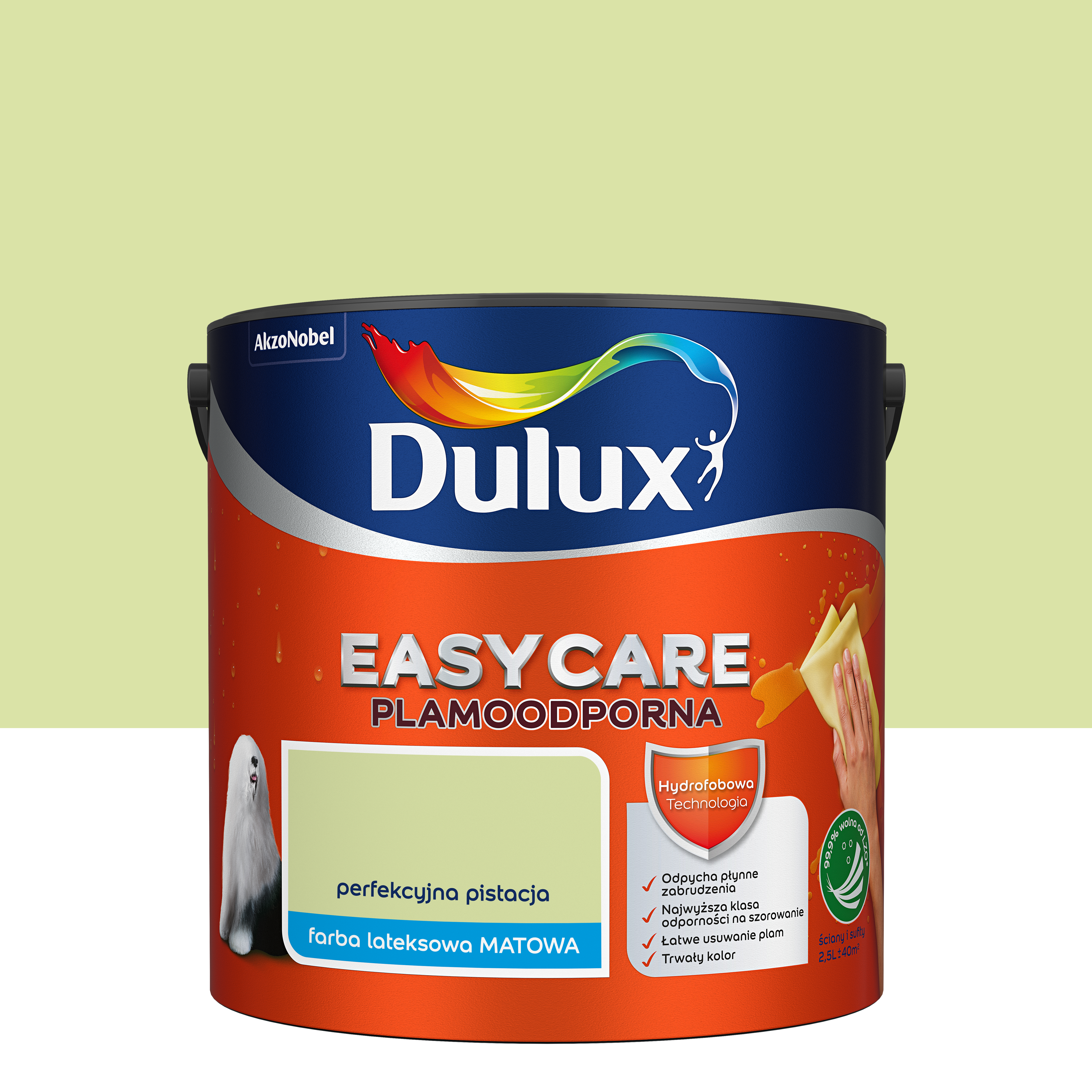 Farba Dulux Easycare Perfekcyjna pistacja 2.5 l - 3