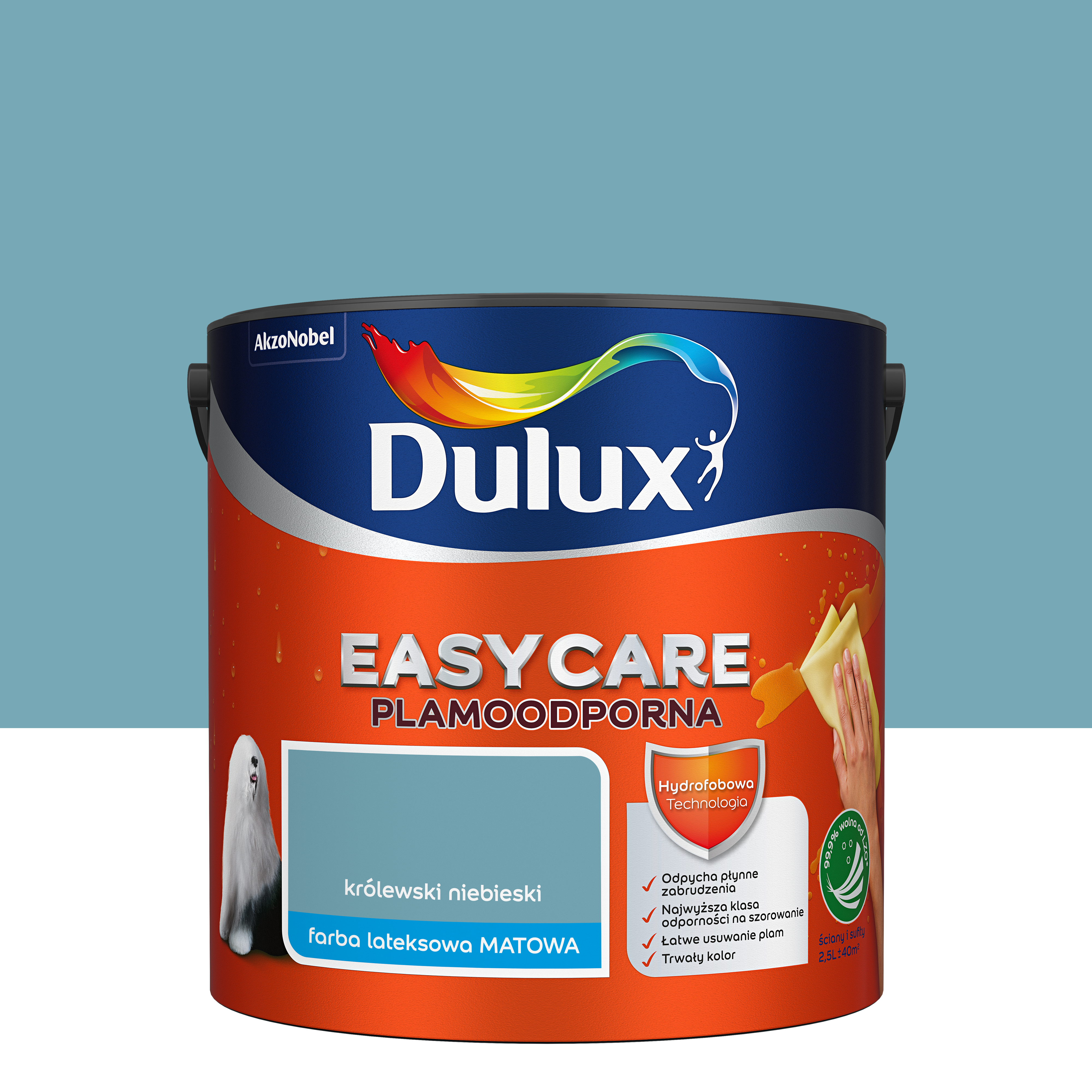 Farba Dulux Easycare Królewski niebieski 2.5 l