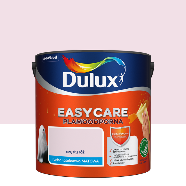 Farba Dulux Easycare Czysty róż 2.5 l