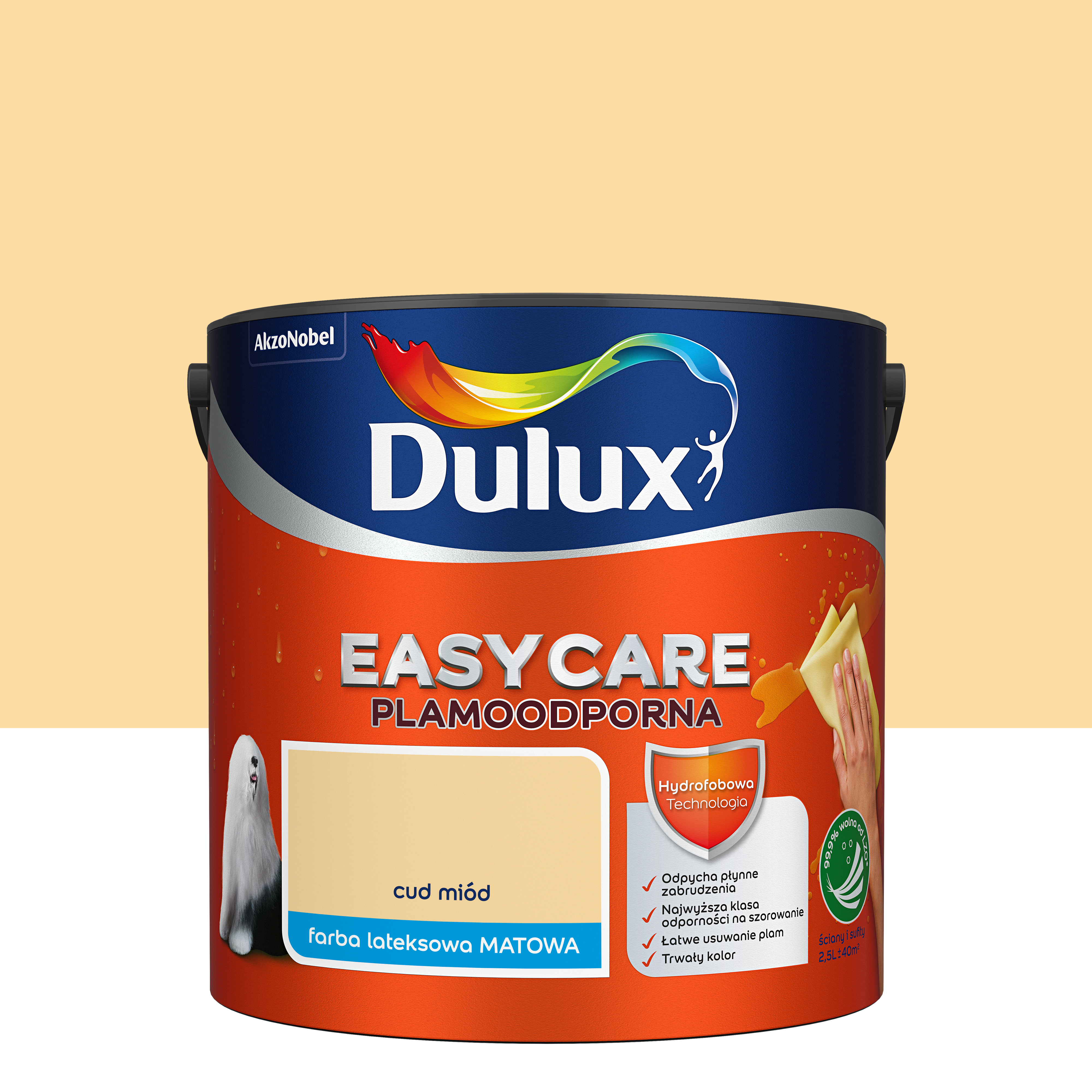 Farba Dulux Easycare Cud miód 2.5 l