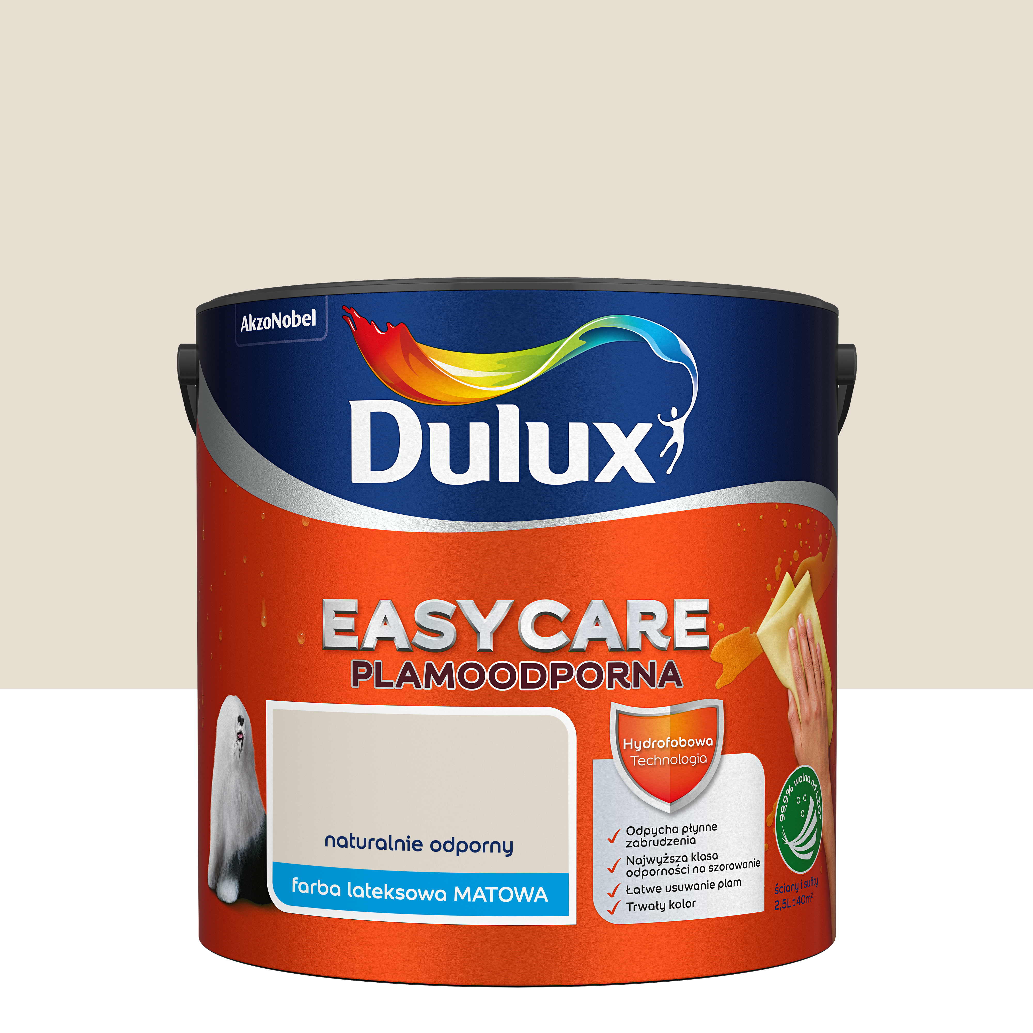 Farba Dulux Easycare Naturalnie odporny 2.5 l - 3