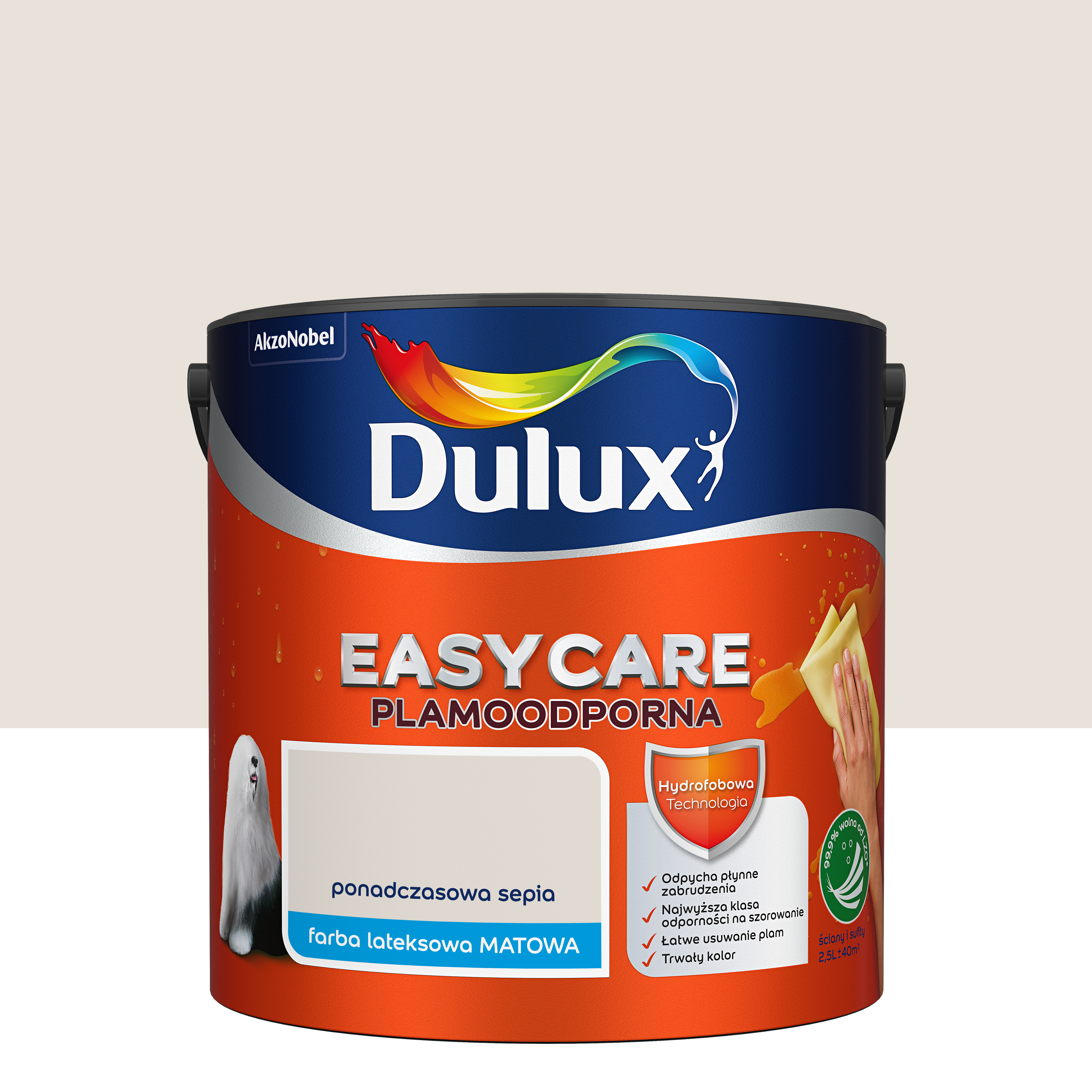 Farba Dulux Easycare Ponadczasowa sepia 2.5 l