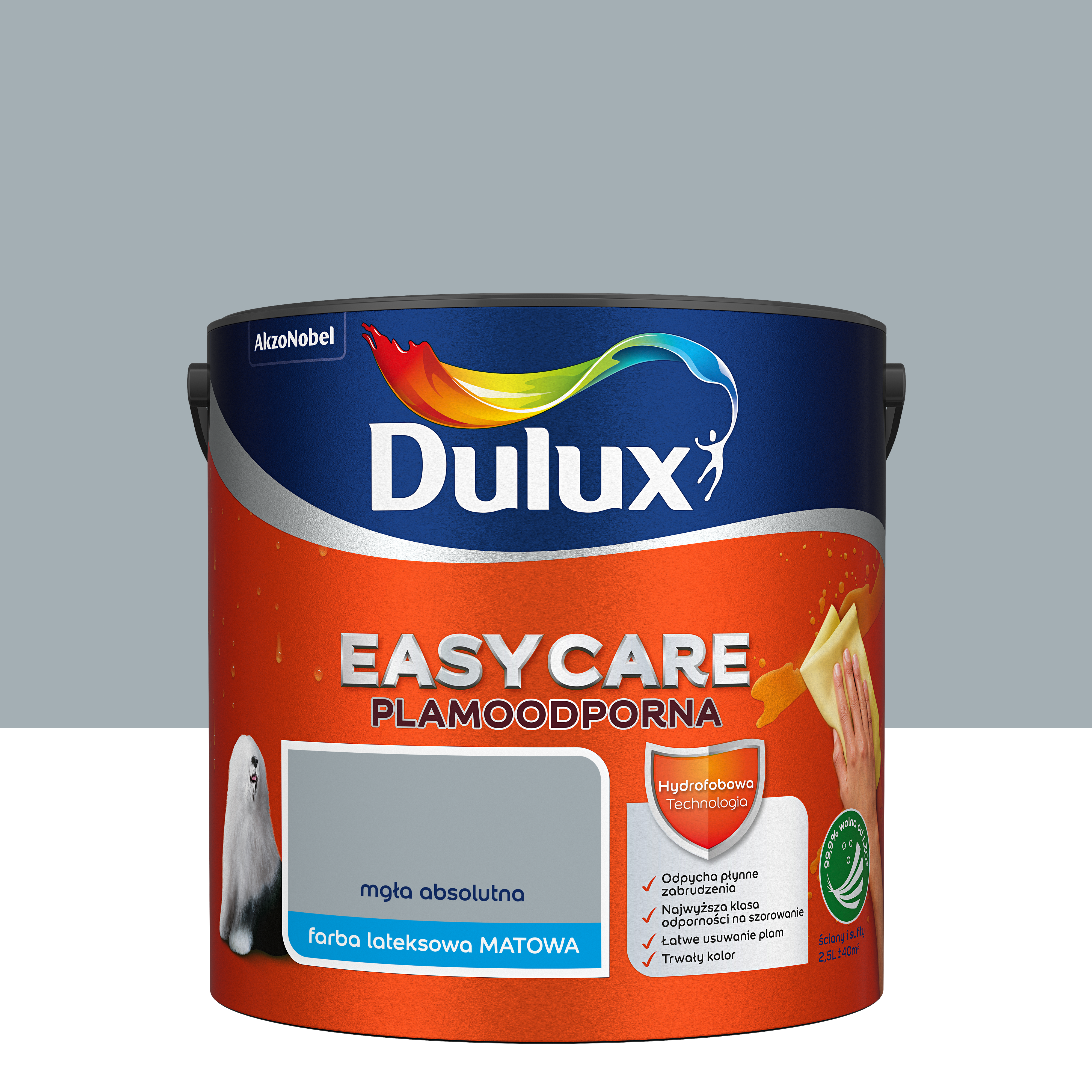 Farba Dulux Easycare Mgła absolutna 2.5 l - 3