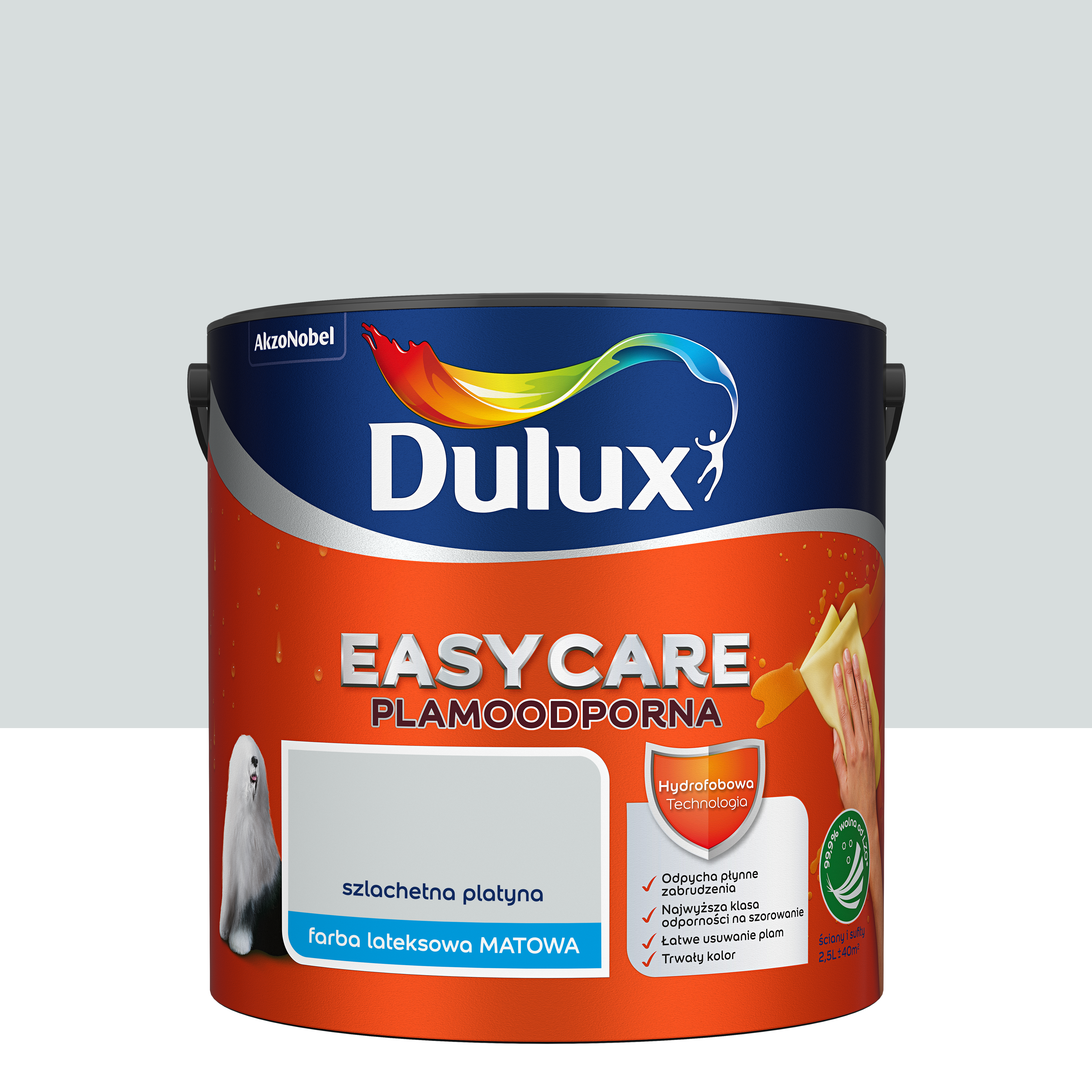 Farba Dulux Easycare Szlachetna platyna 2.5 l - 2