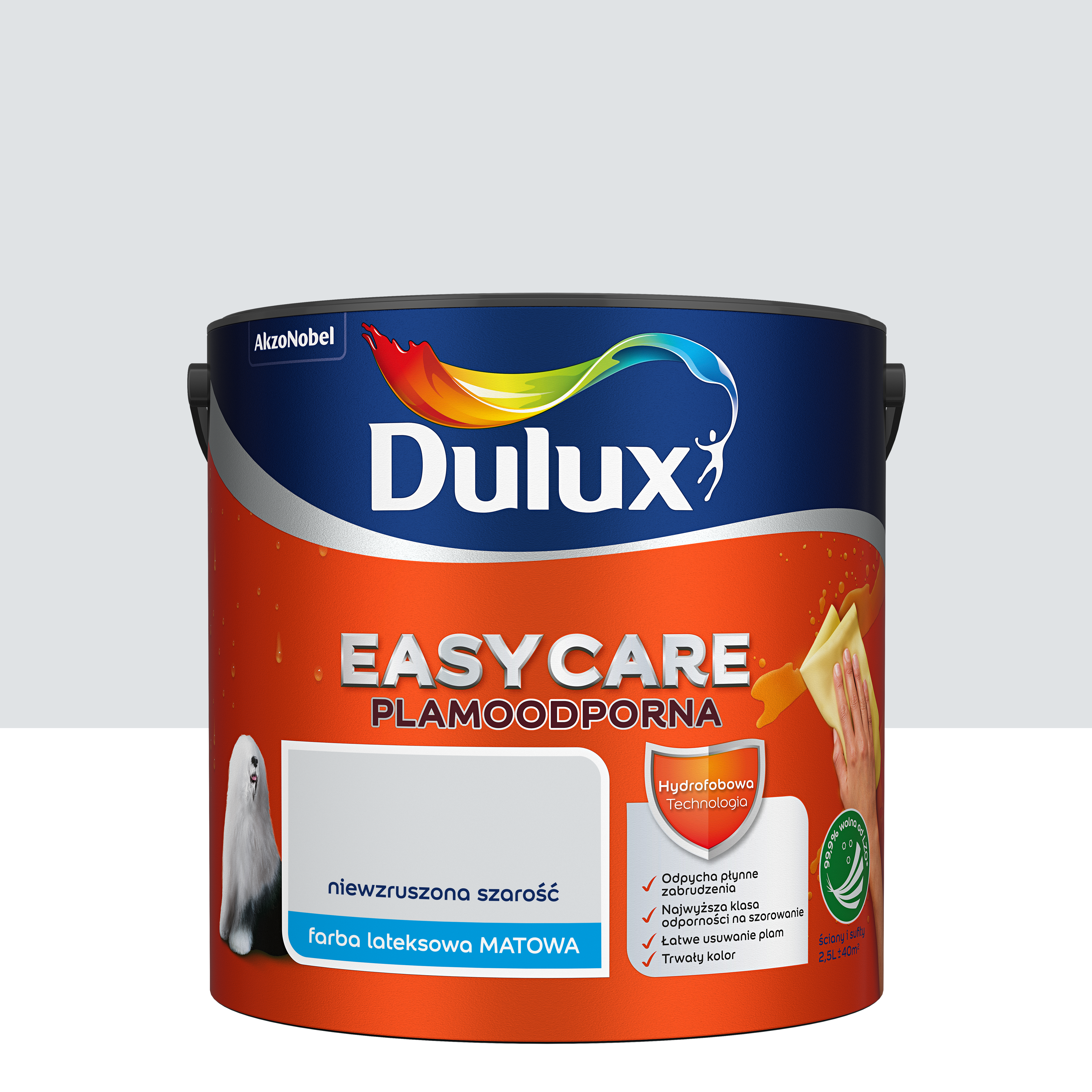 Farba Dulux Easycare Niewzruszona szarość 2.5 l - 2