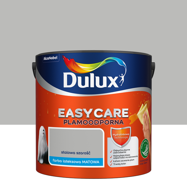 Farba Dulux Easycare Stalowa szarość 2.5 l