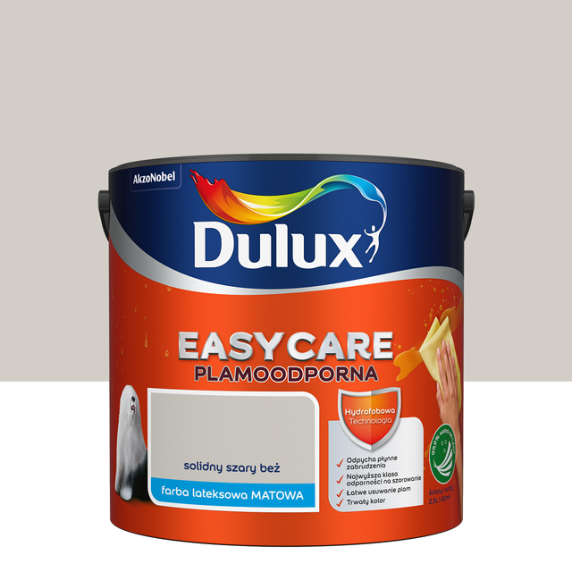 Farba Dulux Easycare Solidny szary beż 2.5 l