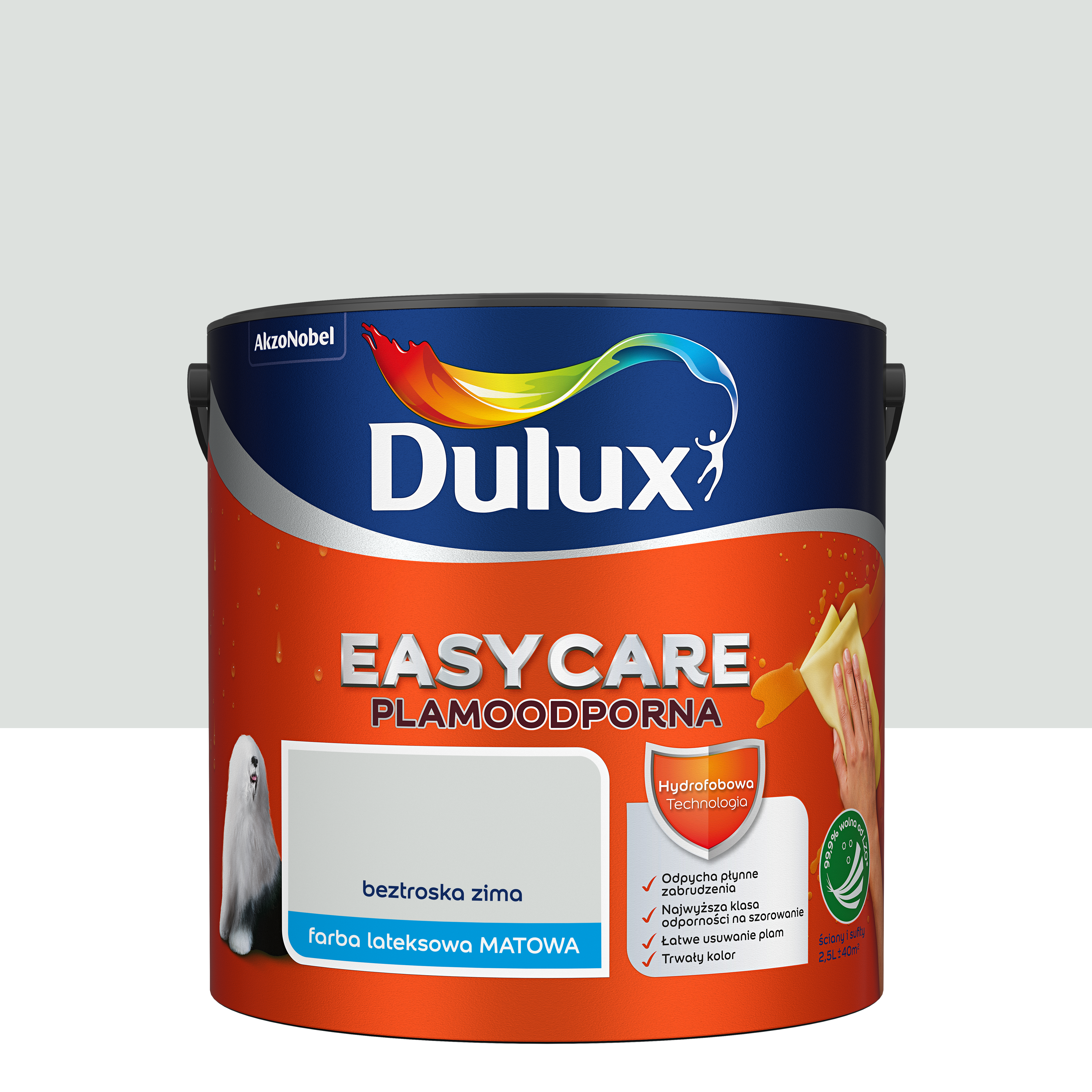 Farba Dulux Easycare Beztroska zima 2.5 l - 2