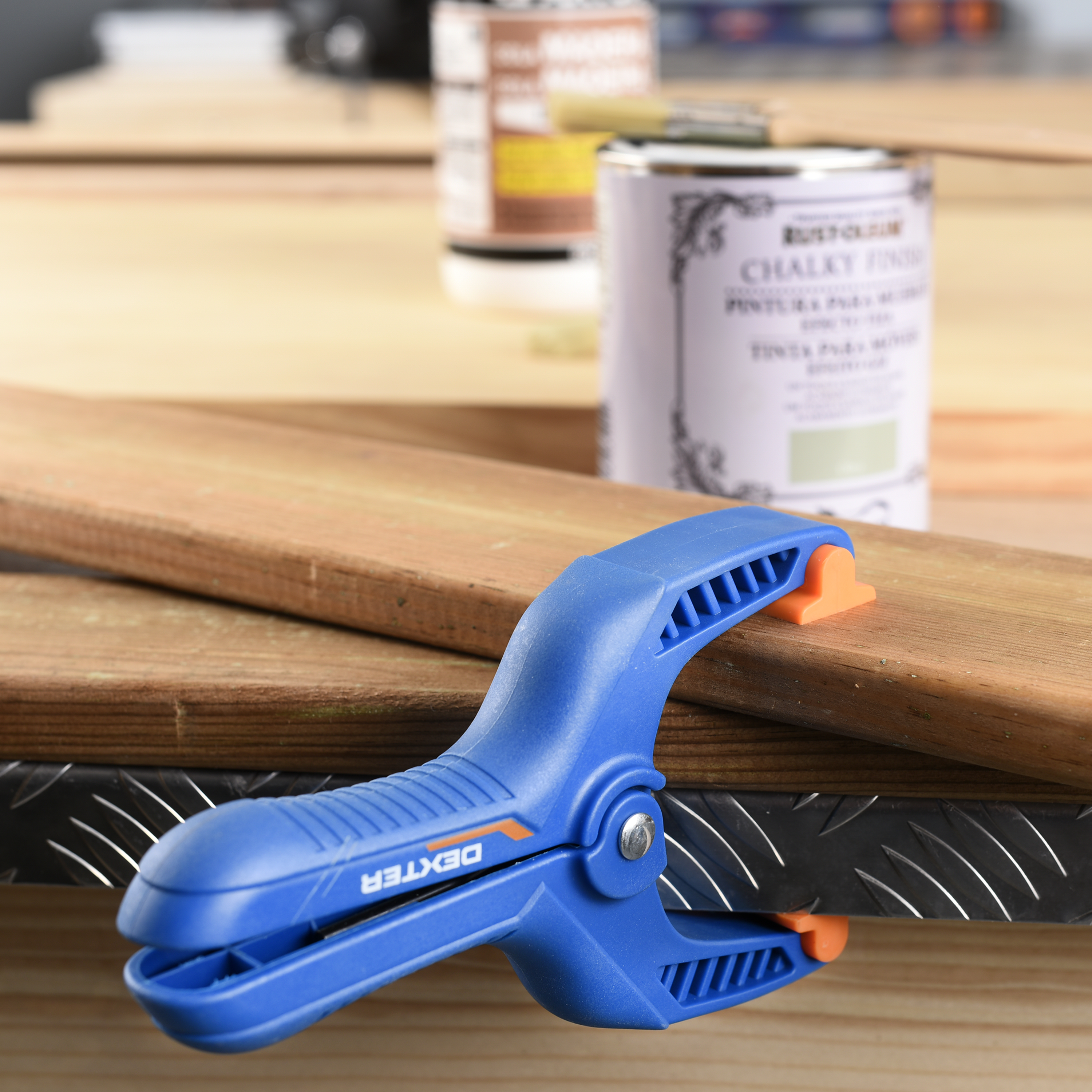 Pince à ressort DEXTER, capacité de serrage maximum de 68 mm - 2