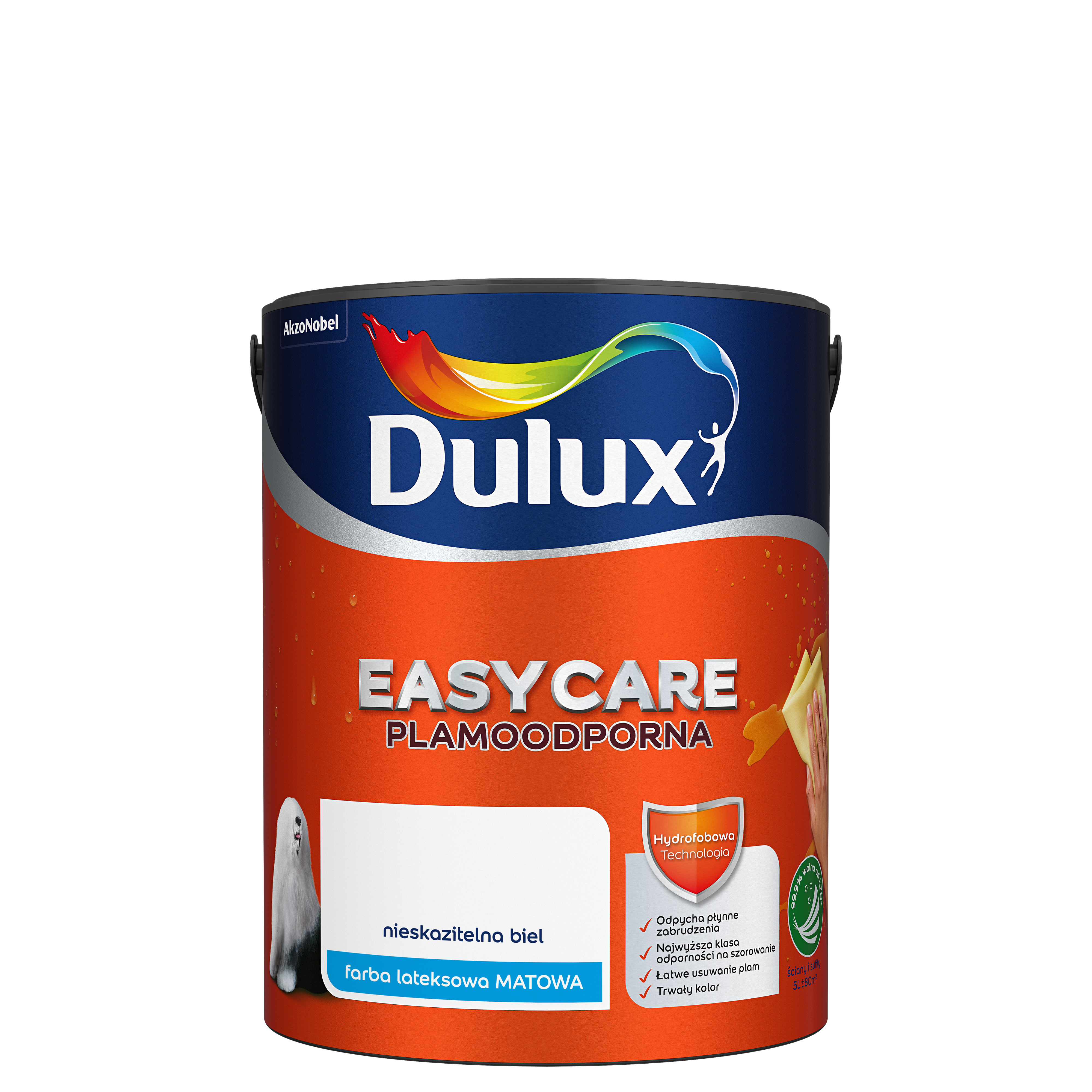Farba Dulux Easycare Nieskazitelna biel 5 l - 3