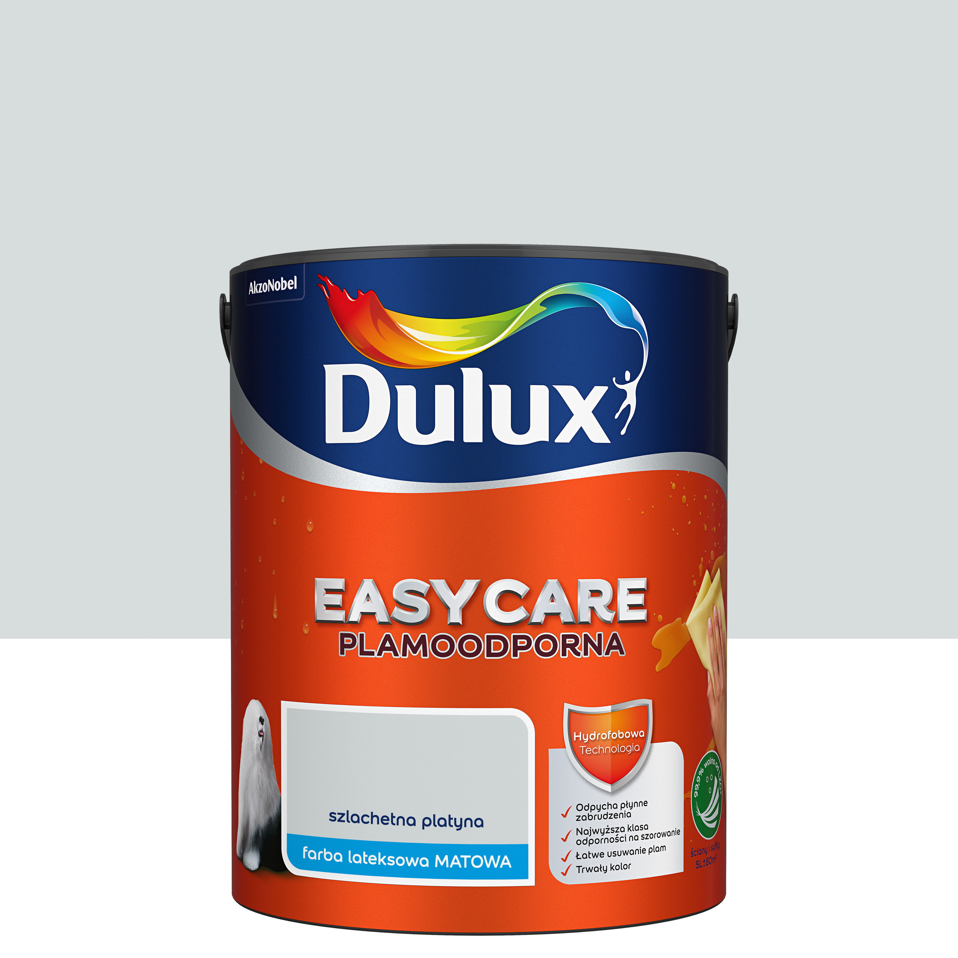 Farba wewnętrzna EASYCARE 5 l Szlachetna platyna DULUX