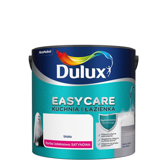 Farba wewnętrzna EASYCARE KUCHNIA I ŁAZIENKA 2.5 l Satynowy DULUX