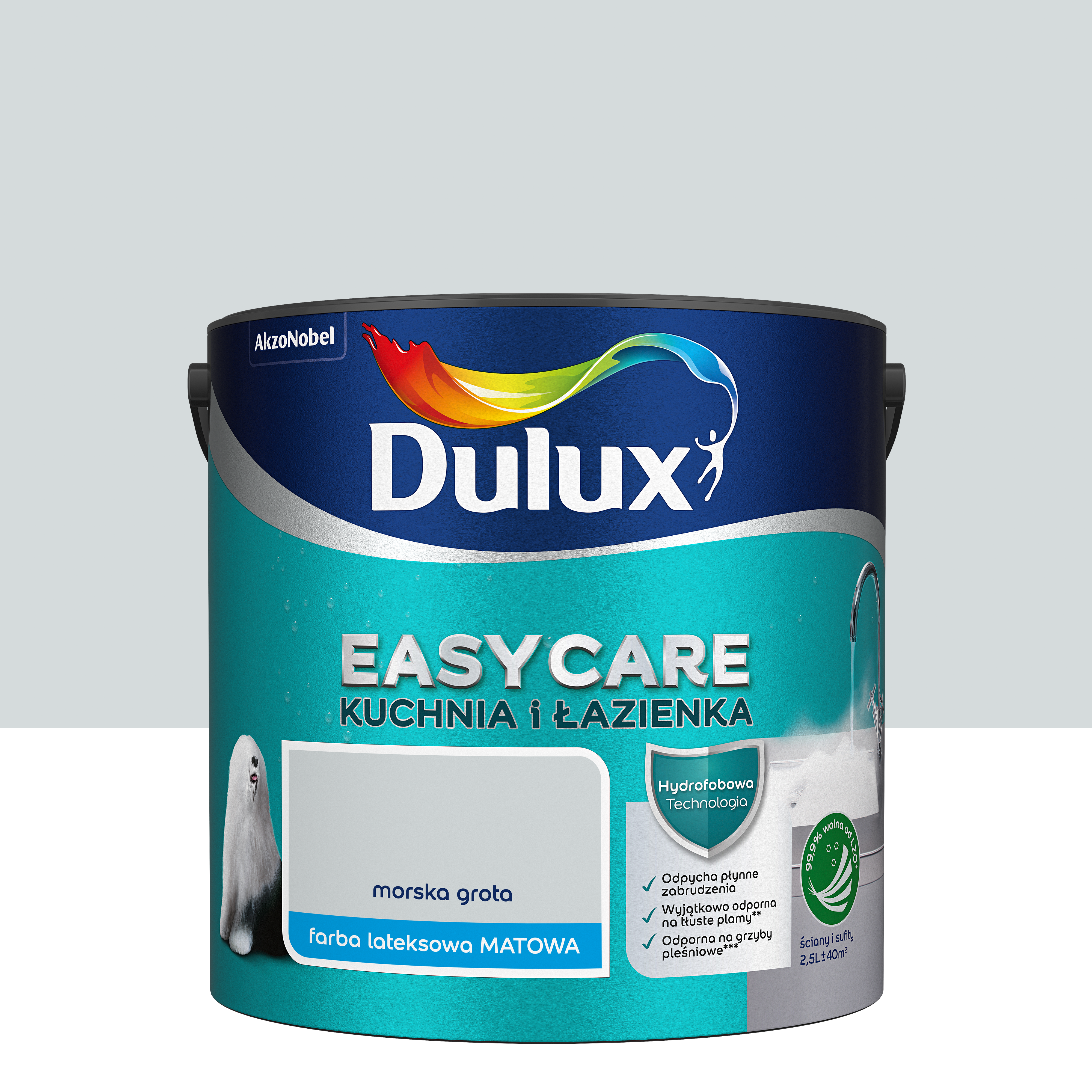 Farba Dulux Easycare kuchnia i łazienka Morska grota 2.5 l