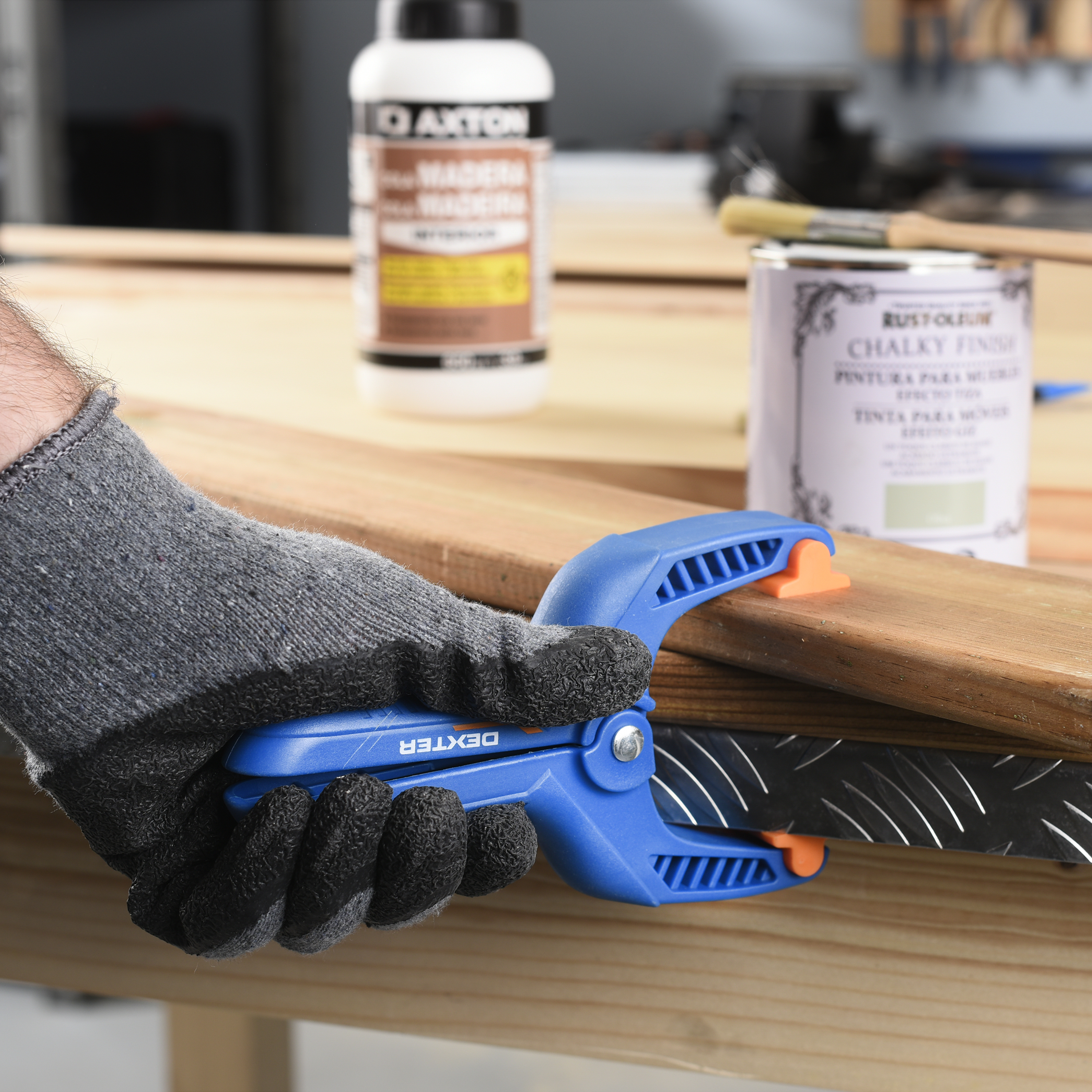 Pince à ressort DEXTER, capacité de serrage maximum de 68 mm - 4