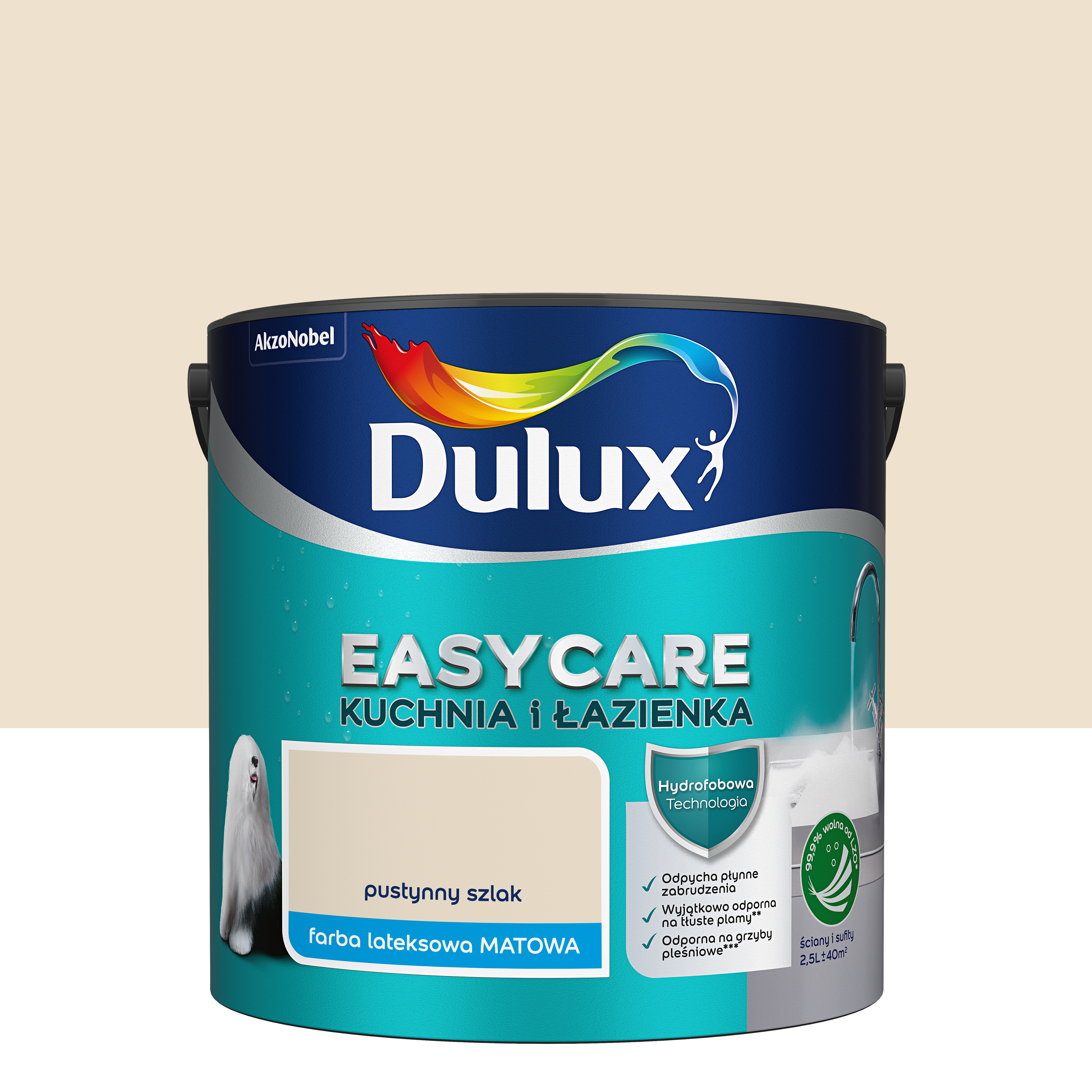 Farba Dulux Easycare kuchnia i łazienka Pustynny szlak 2.5 l