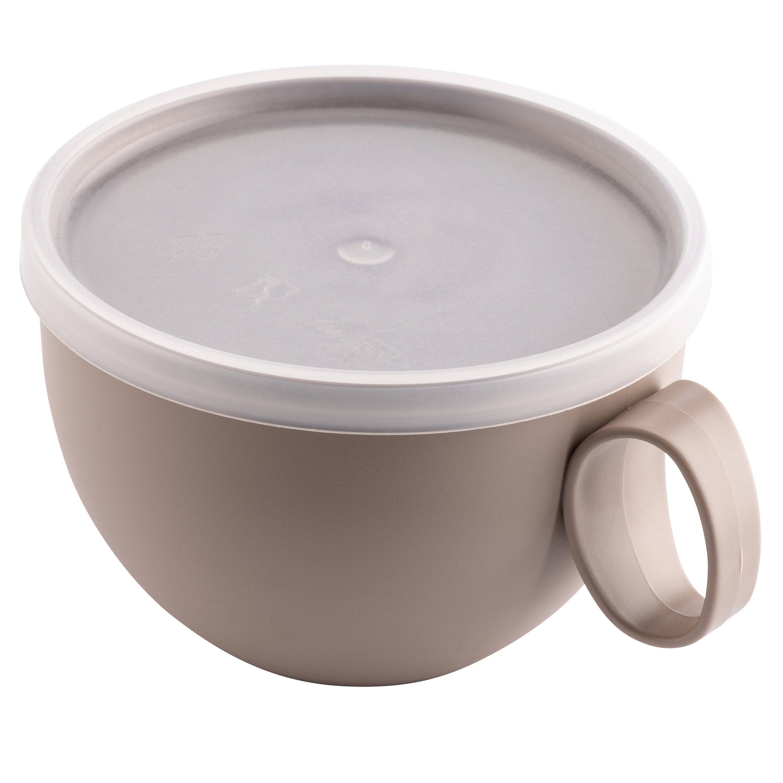 Kubek z pokrywą 550 ml Toupe