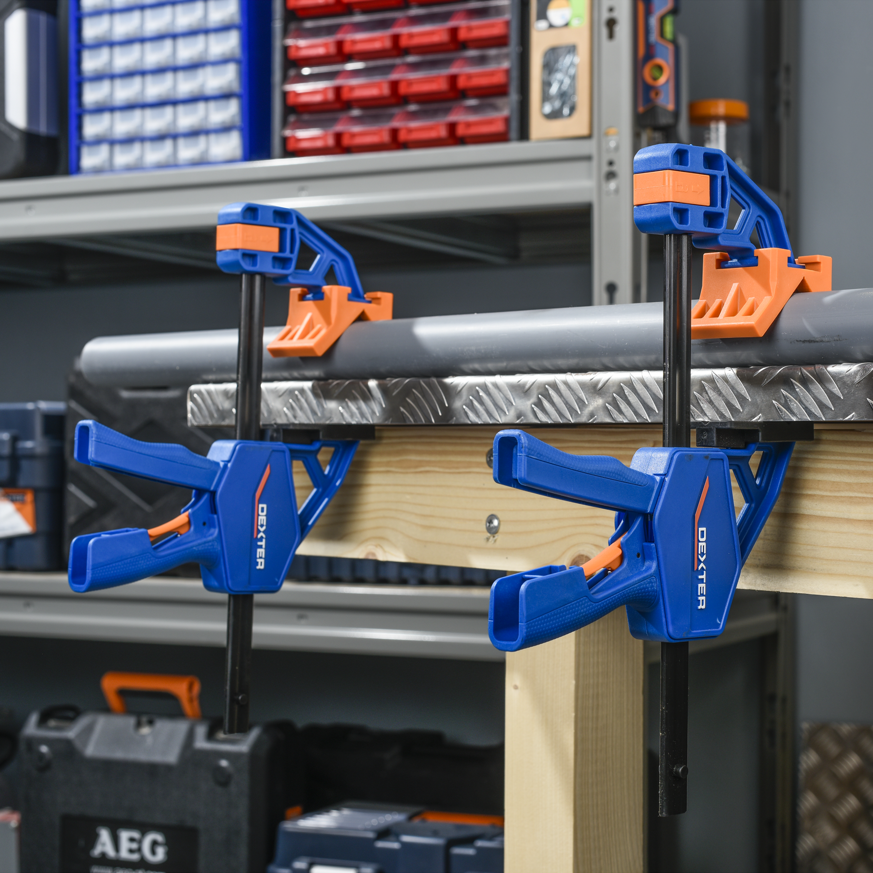 Zestaw ścisków automatycznych 150 mm 2 szt. Dexter - 7