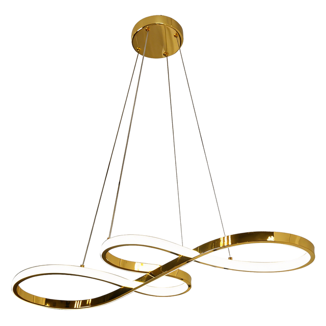 Lampa wisząca Infania LED 3500 lm 36W barwa ciepła, neutralna, zimna złota Light Prestige