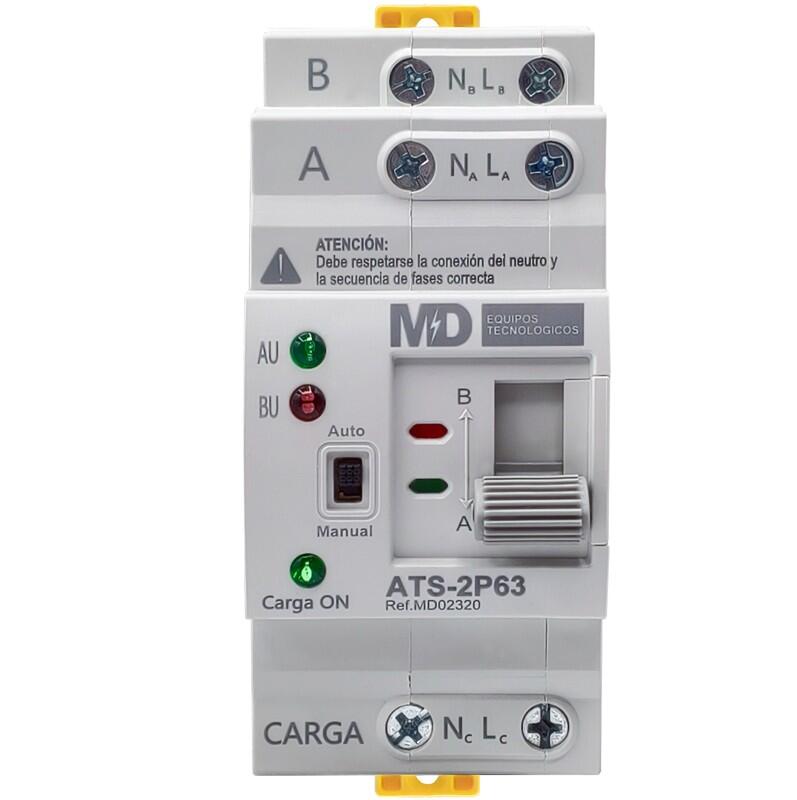 INTERRUPTOR TRANSFERENCIA ATS 2P 63A - 2