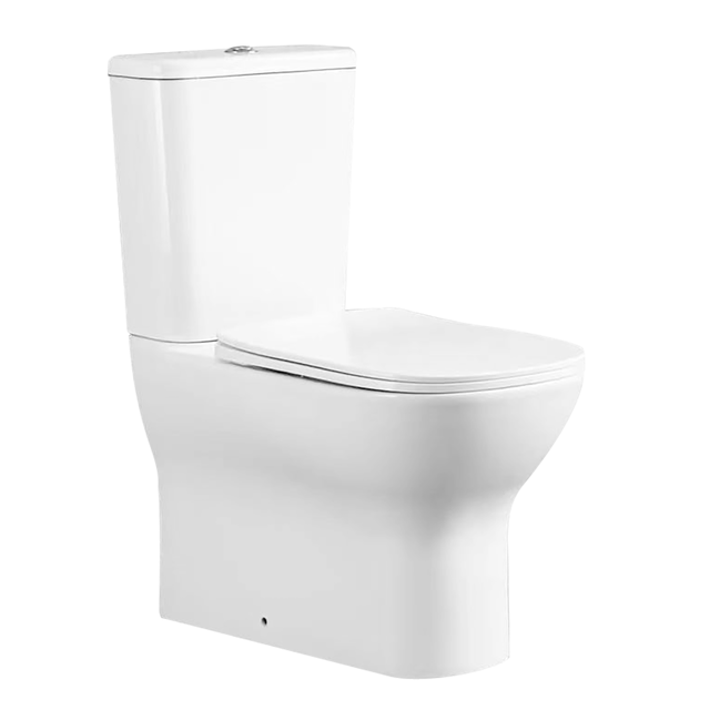 Pack WC Hares Dual con tapa amortiguada en color blanco
