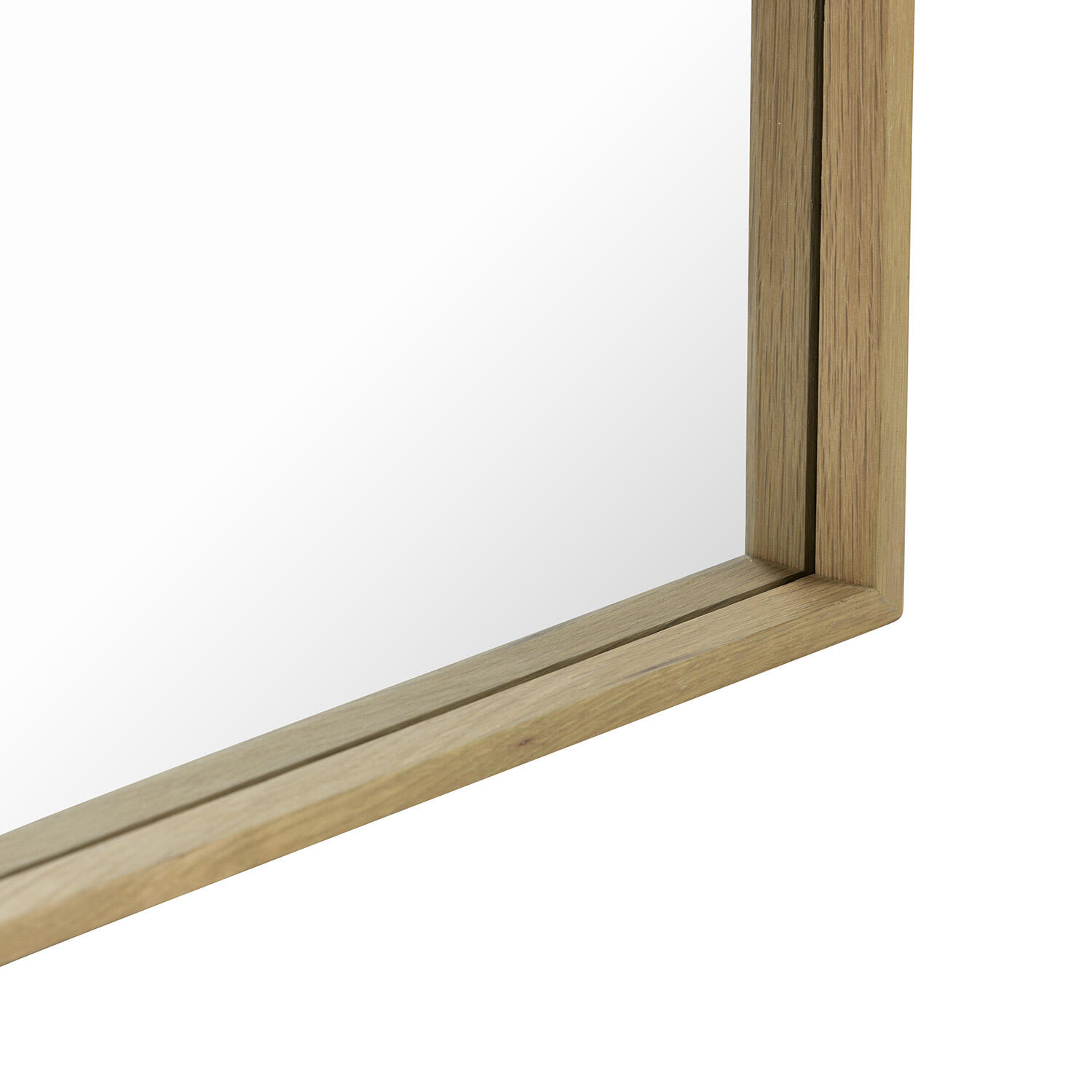 Miroir rectangulaire chêne Sylva, l.80 x H.80 cm - 4