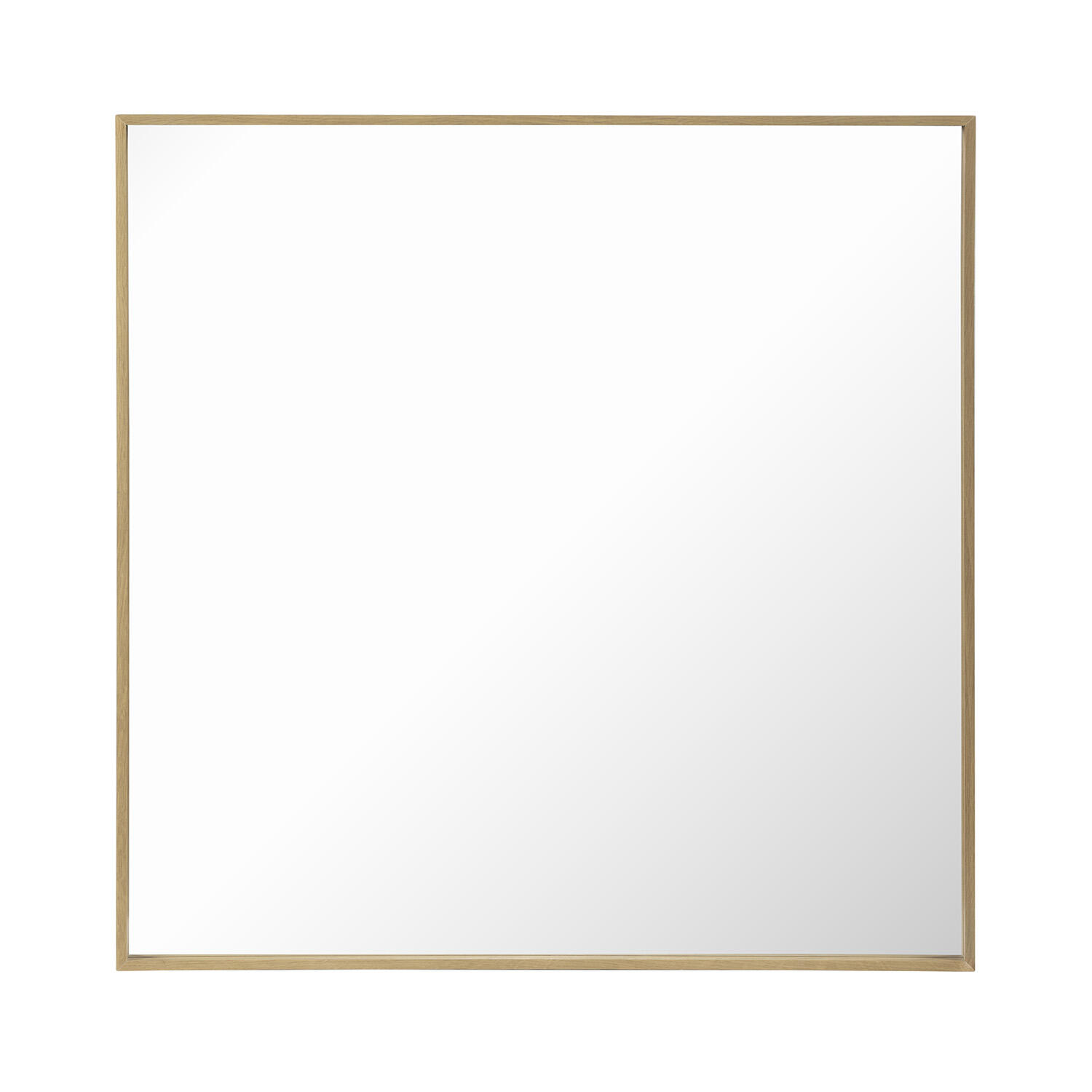 Miroir rectangulaire chêne Sylva, l.80 x H.80 cm - 5