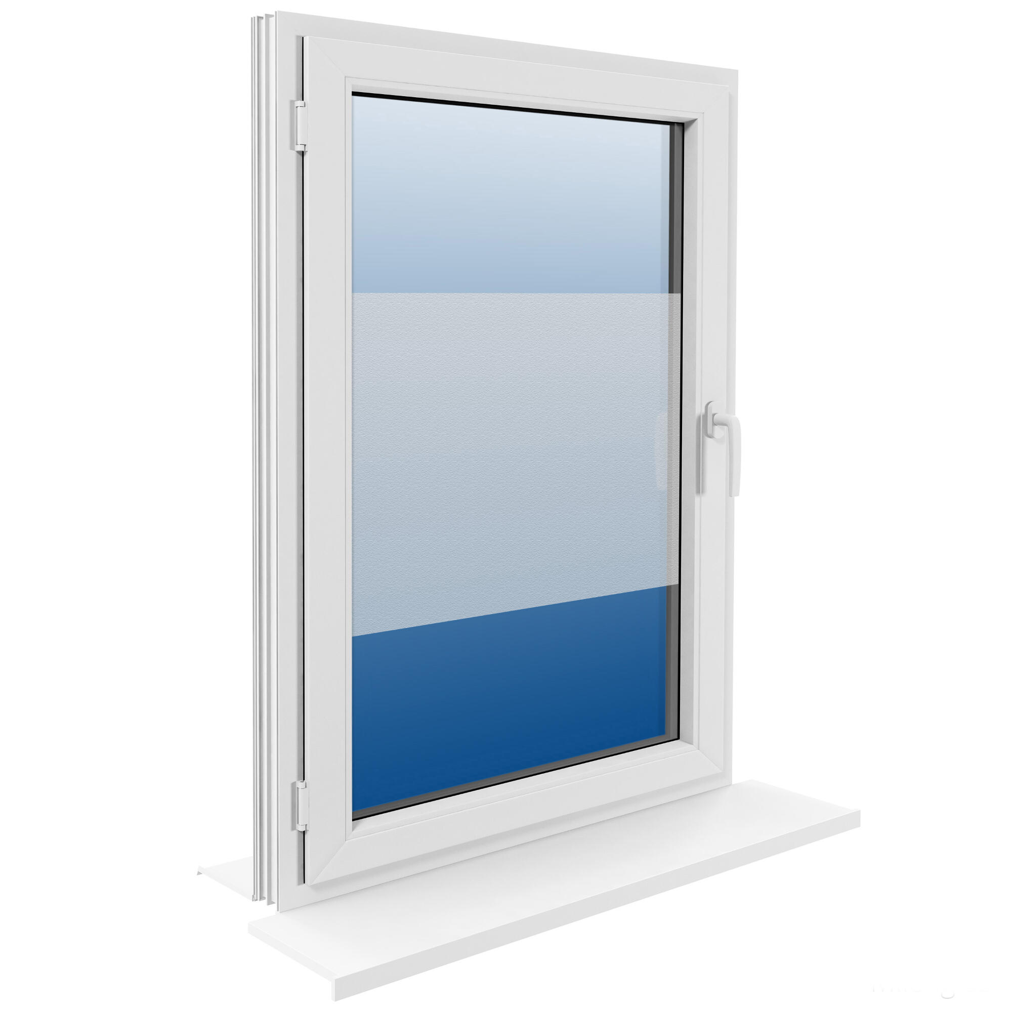 Folie statica SF01, 90 x 150 cm, translucida