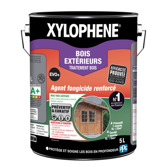 Traitement du bois extérieur Evo+ XYLOPHENE 5L